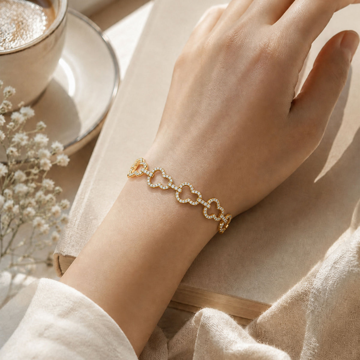 Openwork Gourd Bracelet | Silver Bracelet