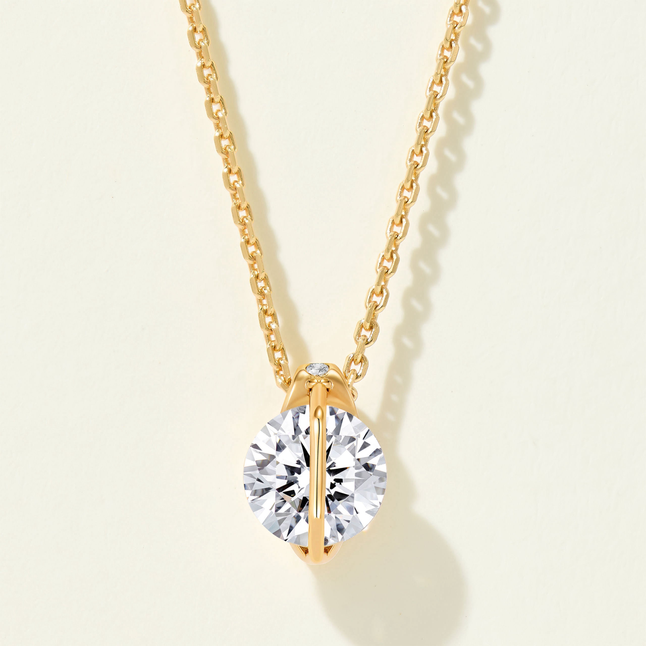 Vivid Sparkling Necklace | Silver Necklace