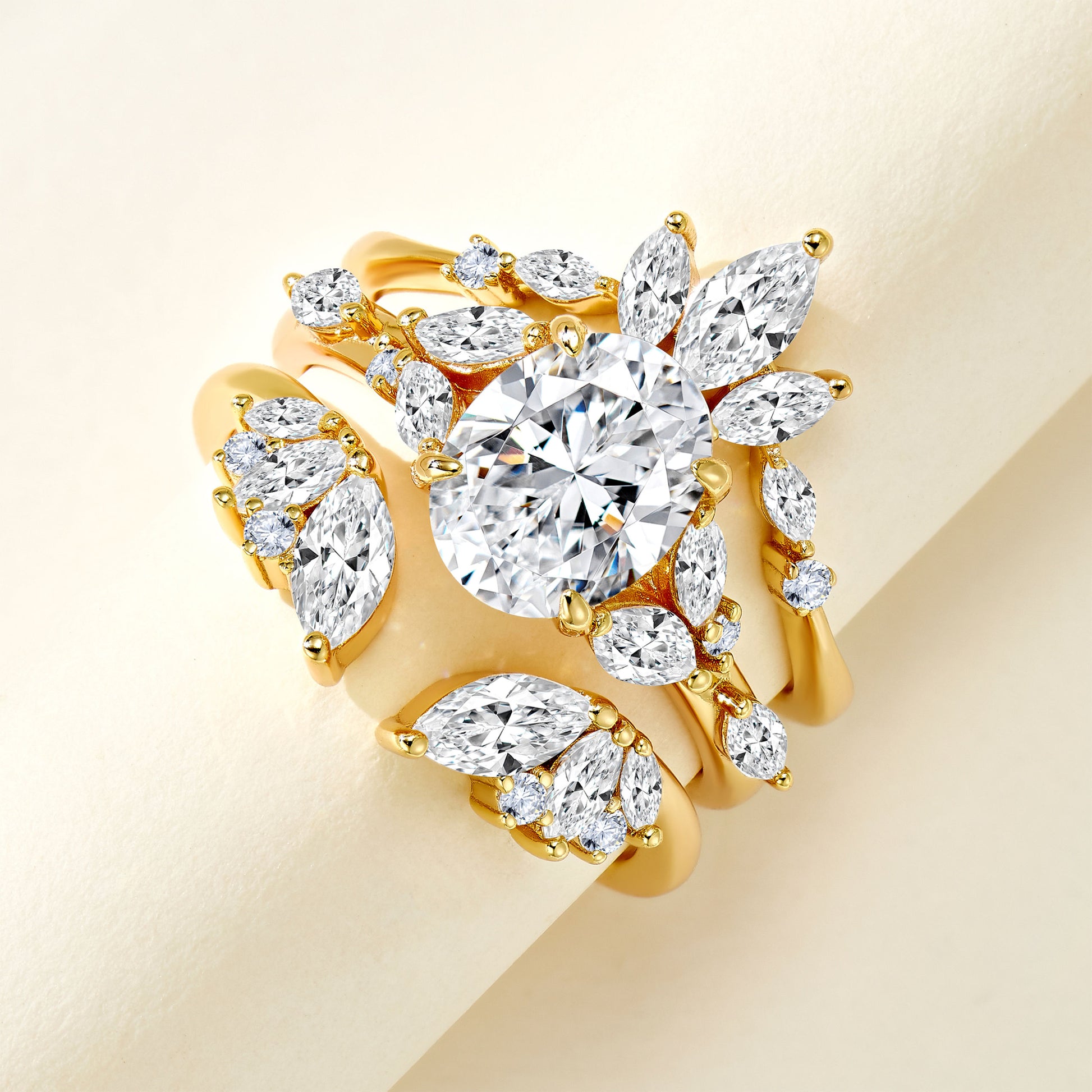 Luxury Stackable Ring Set Ring | Silver  Ring