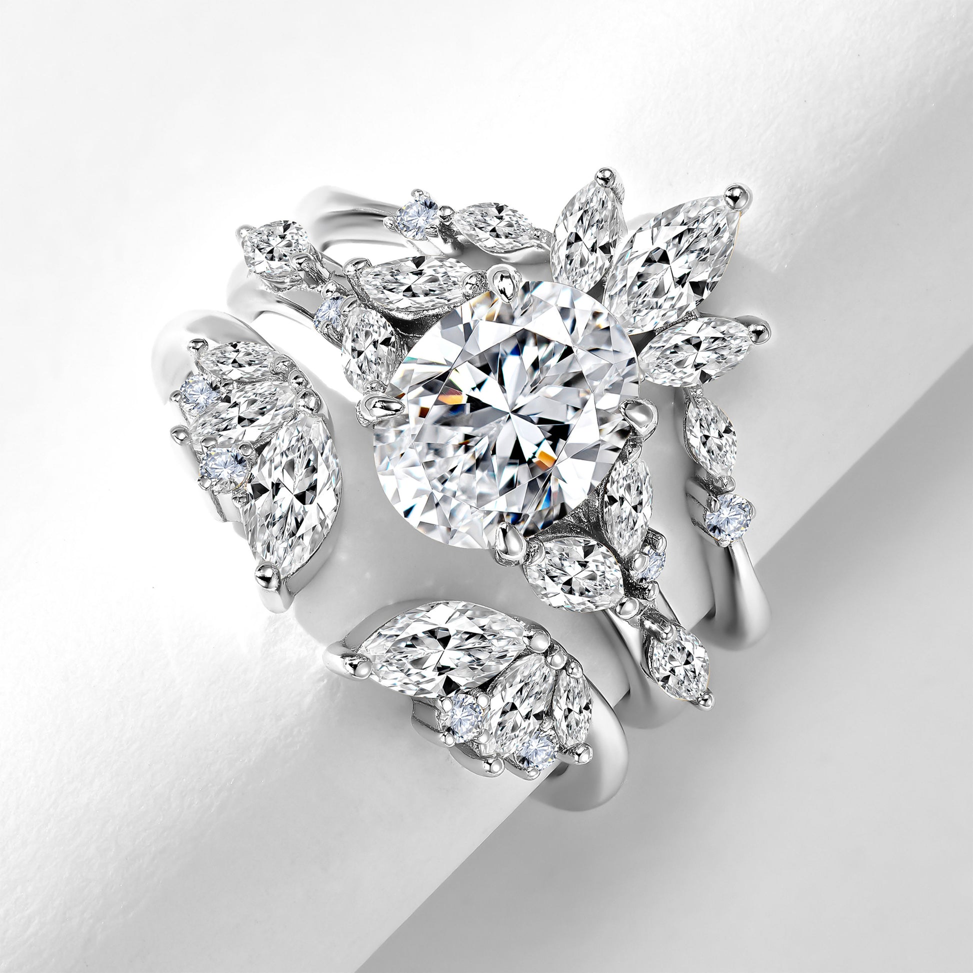 Luxury Stackable Ring Set Ring | Silver  Ring