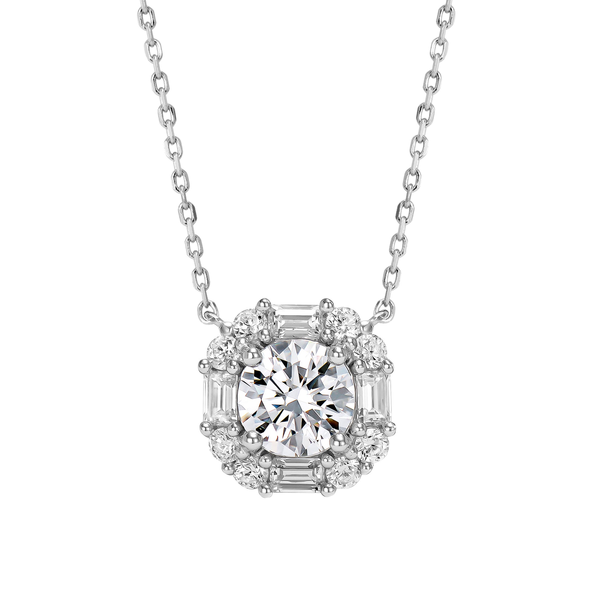 Dainty Sugar Pendant Necklace | Silver Necklace