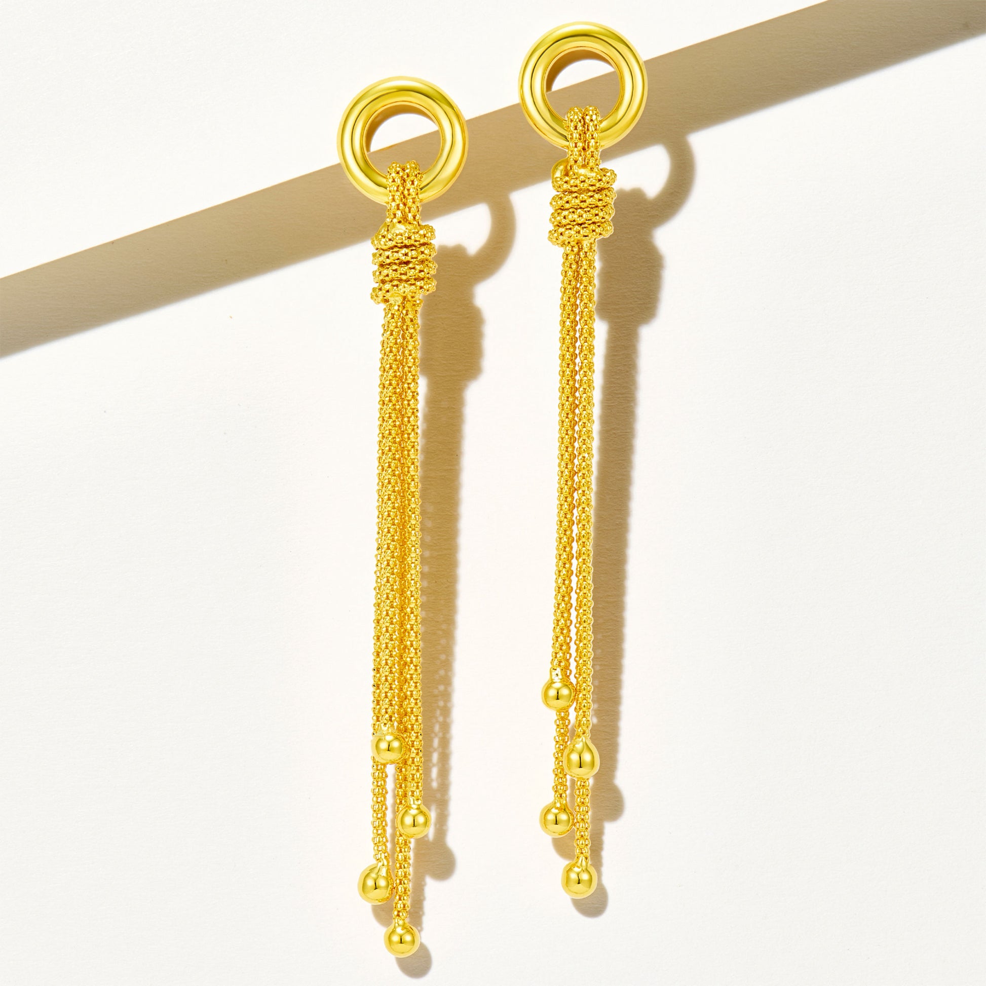 Italian Fringed Earrings | Silver Earrings
