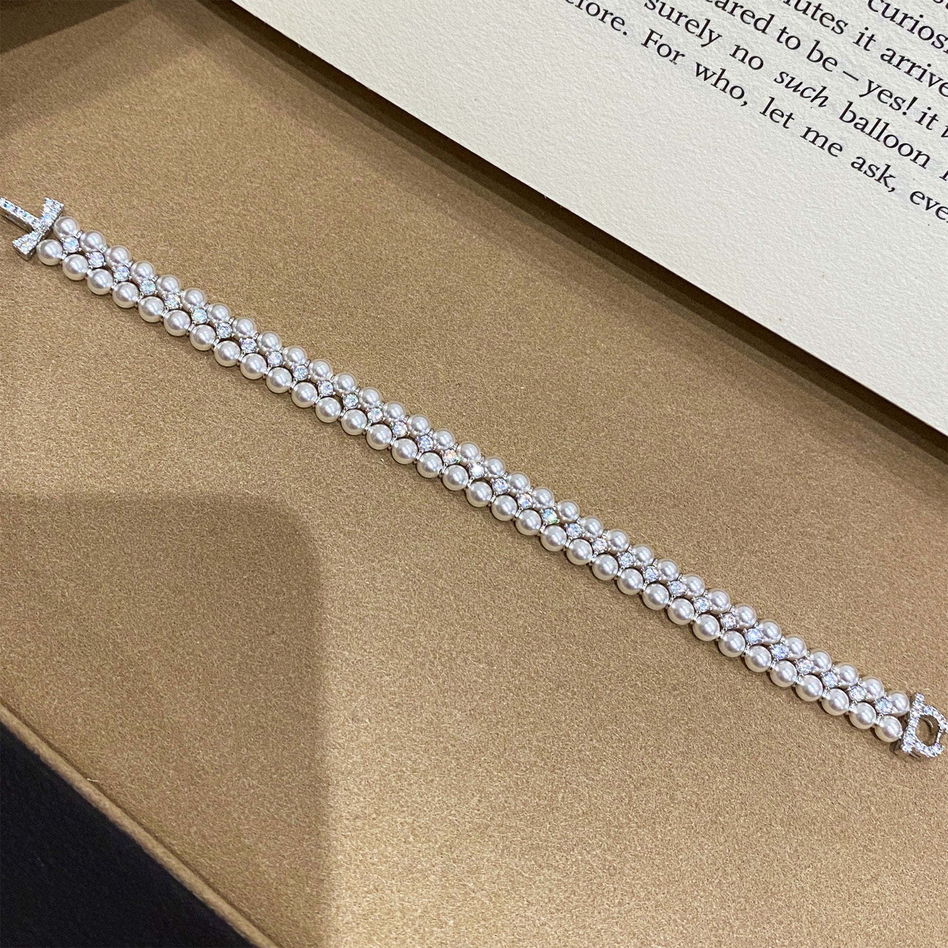4mm Double-Row Pearl Bracelet｜Silver Bracelet