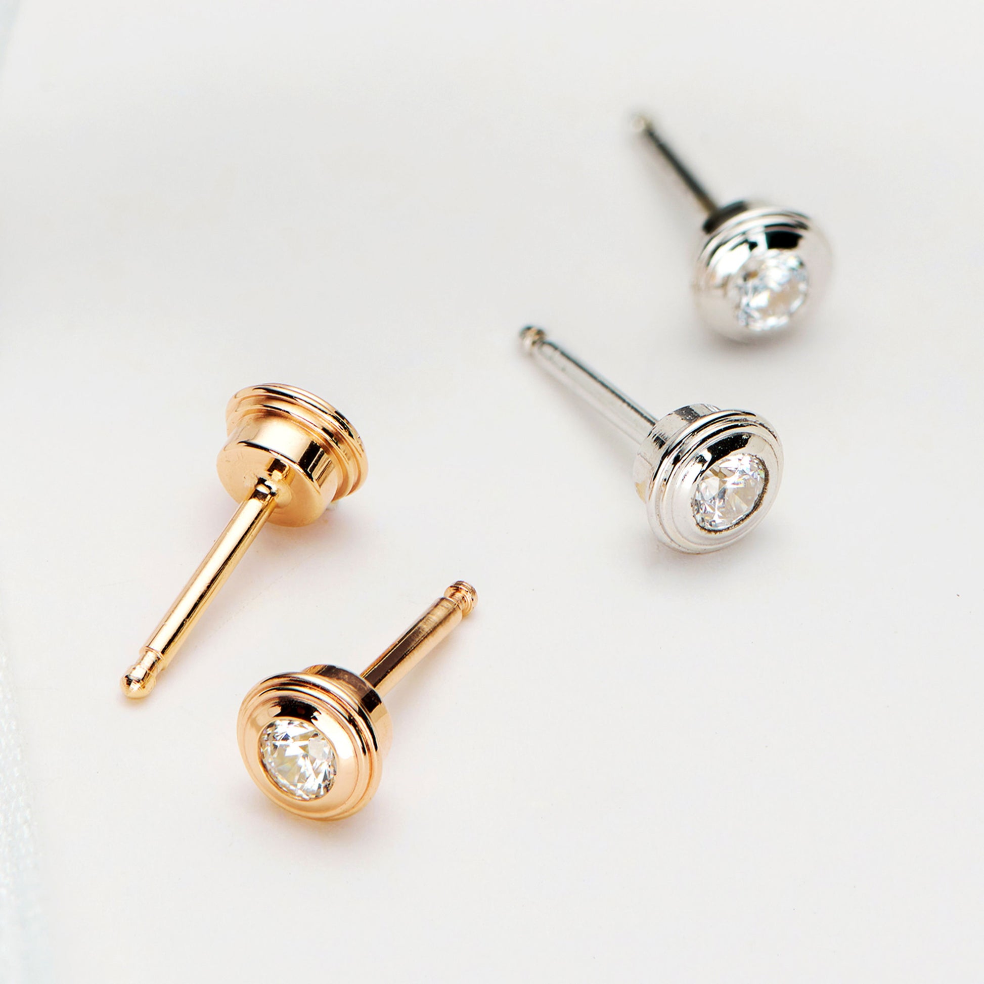 Simple Mini Stud Earrings | Silver Earrings