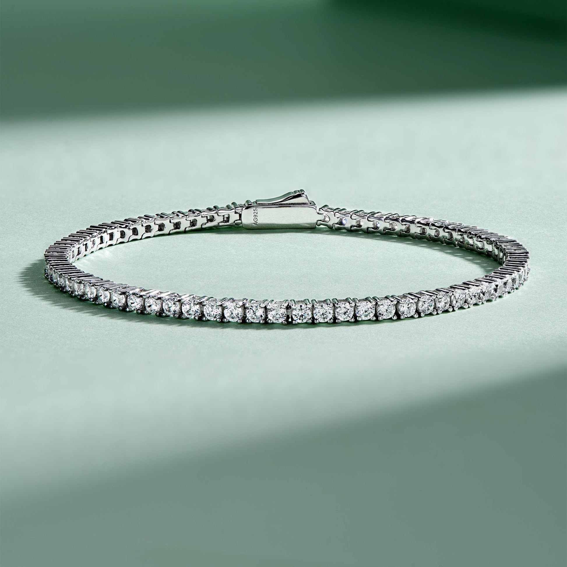 Minimalist Mini Tennis Silver Bracelet
