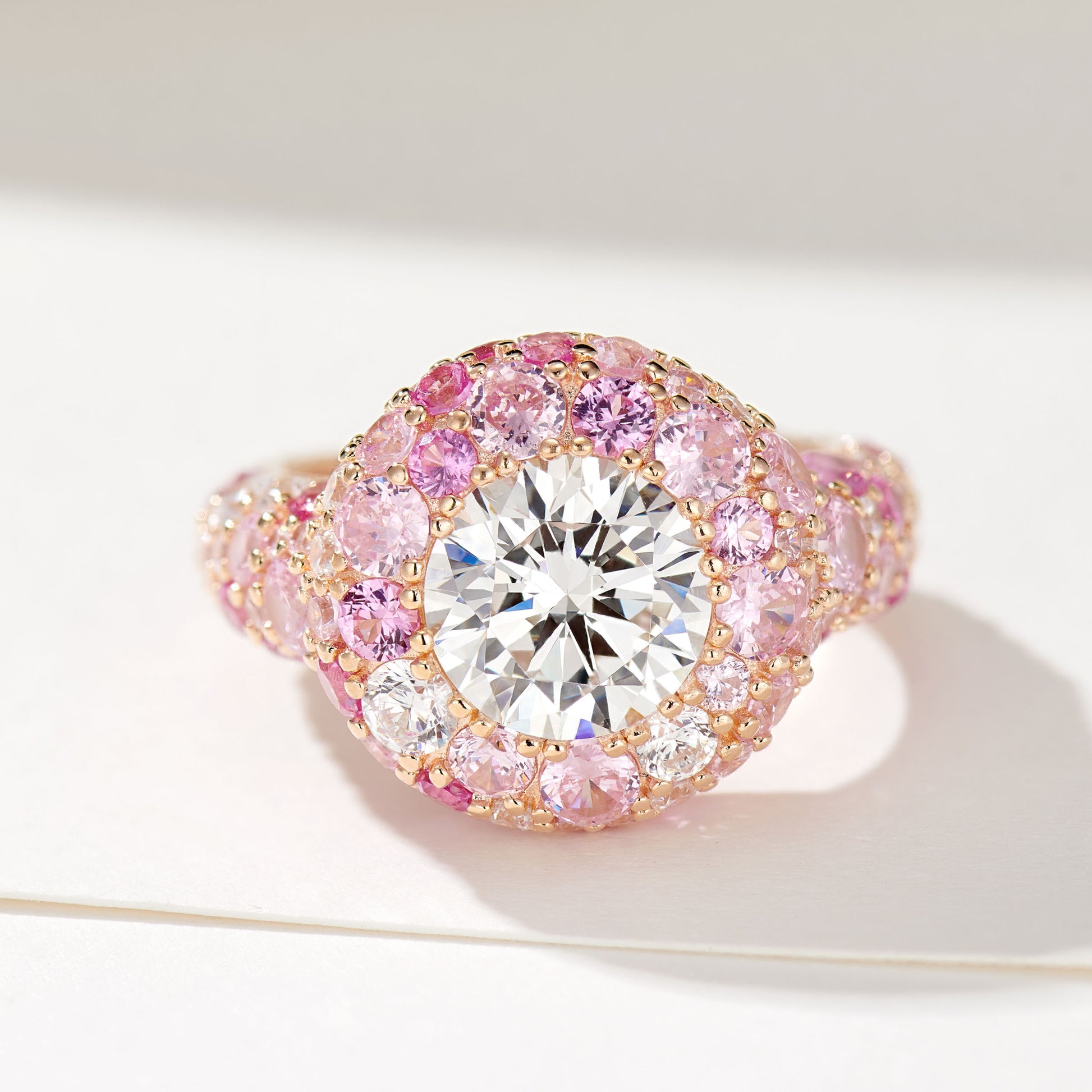 Pink Gemstone Candy Ring | Silver Ring