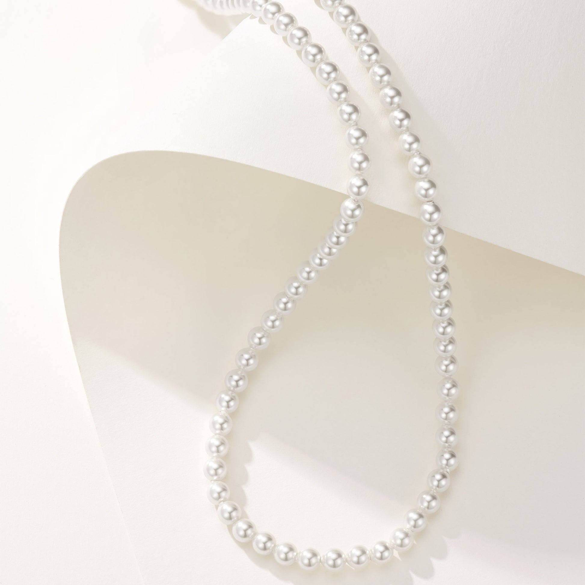 Pearl Strand Necklace With Universal Clasp  | Silver Necklace