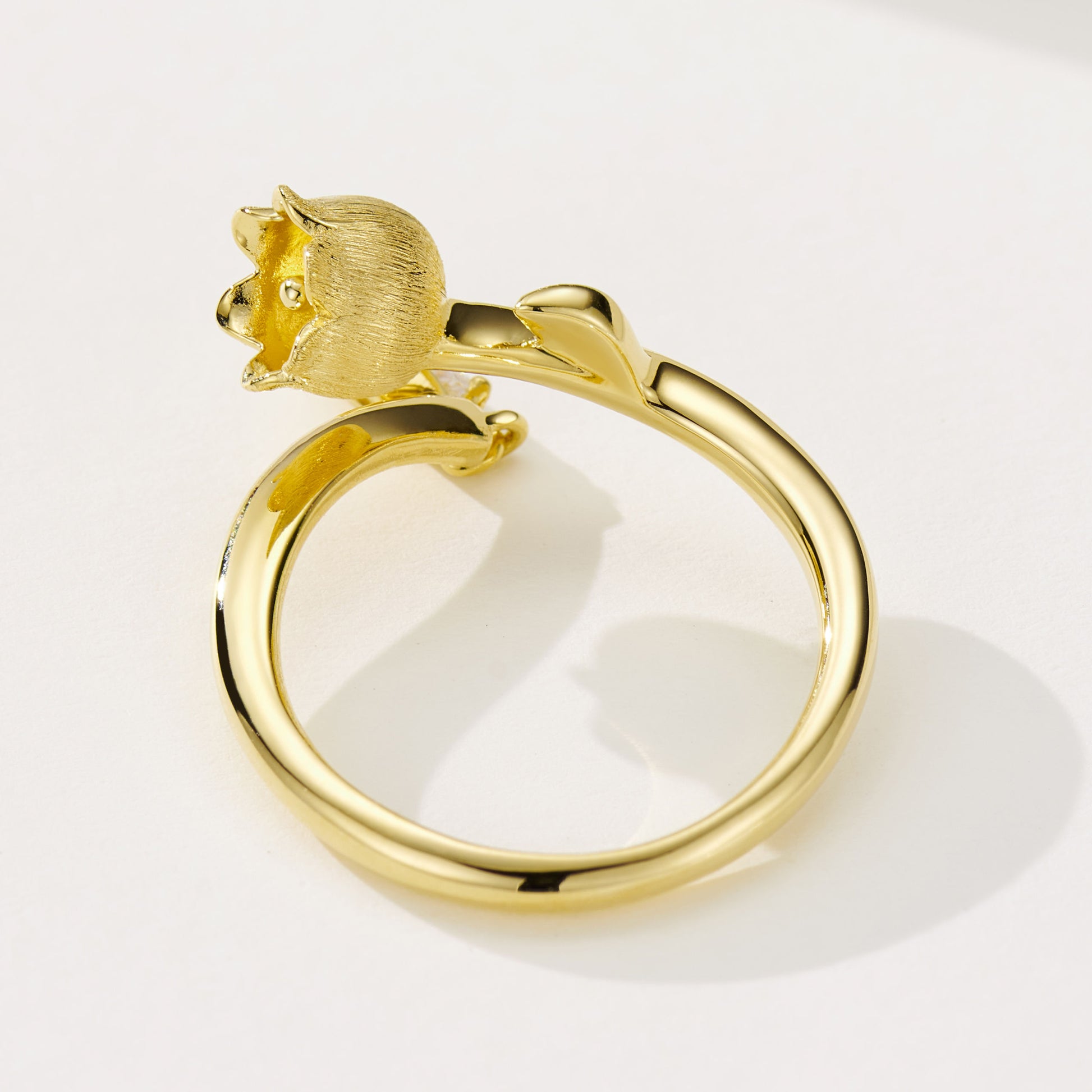 Brushed Lily of the Valley Ring｜Silver Ring