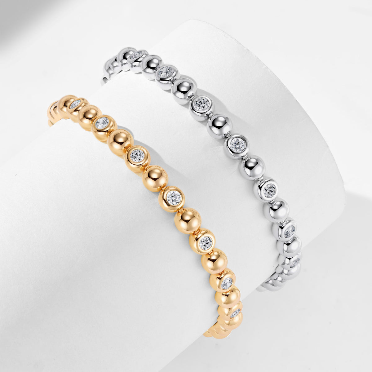 Round Bead Bracelet | Silver Bracelet