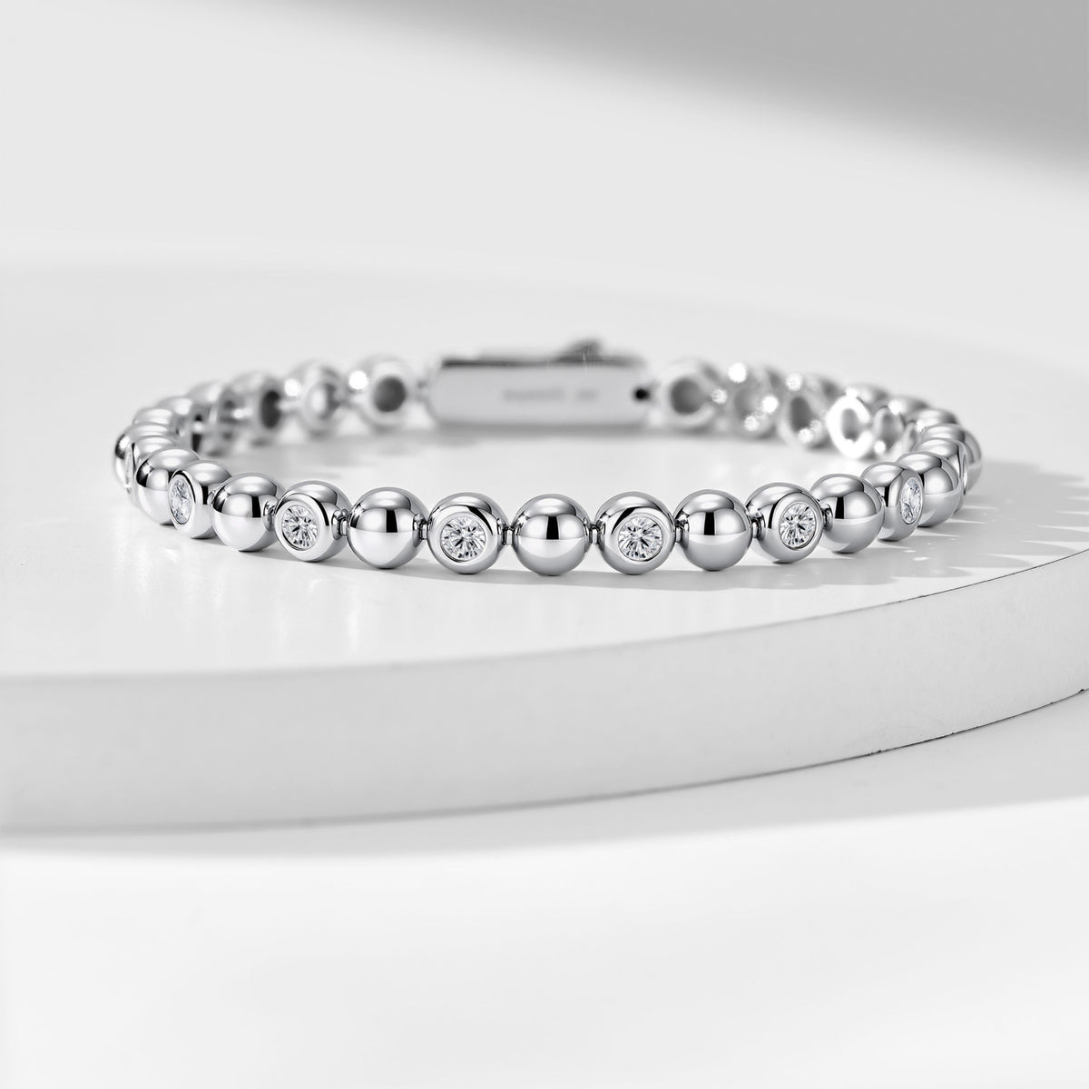 Round Bead Bracelet | Silver Bracelet