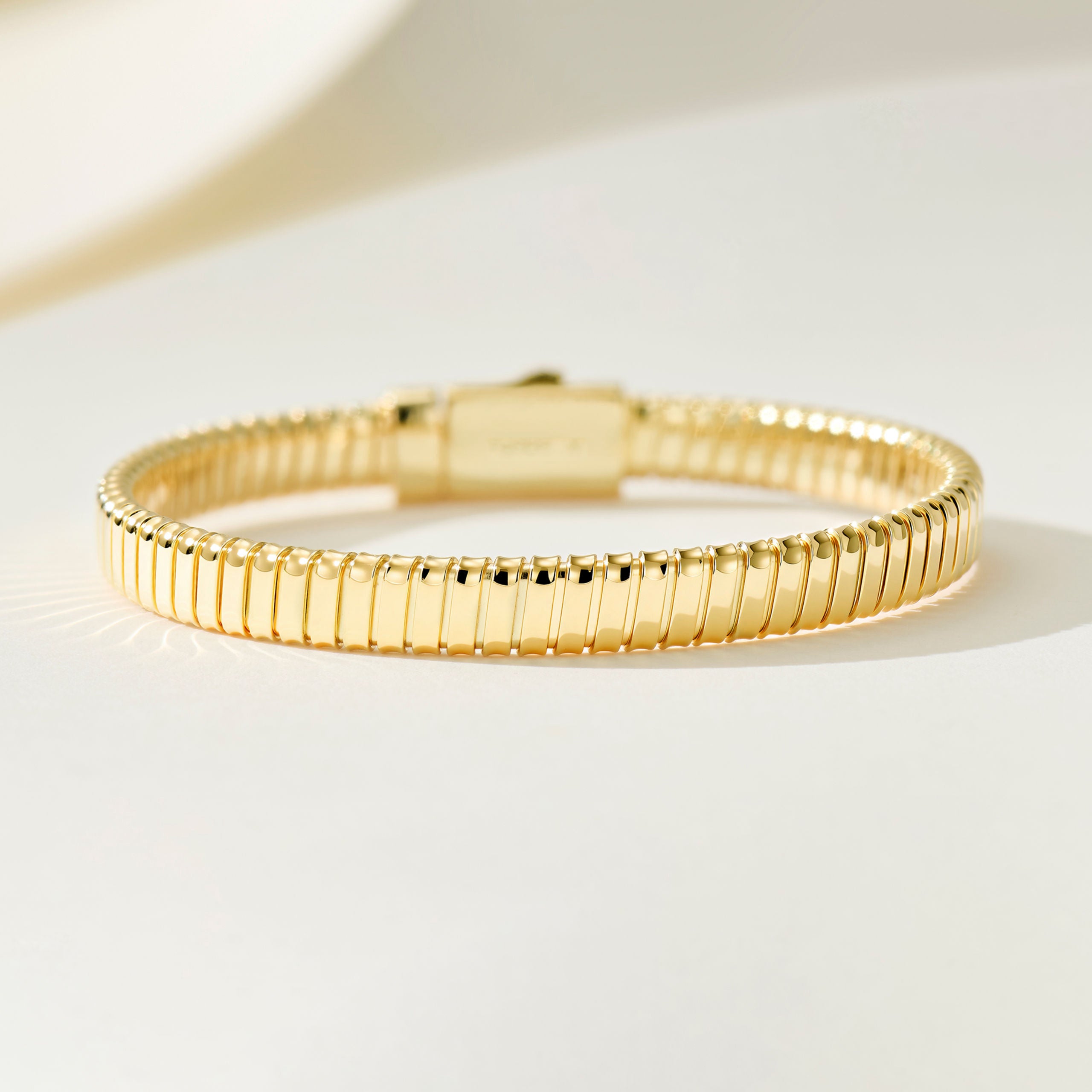Flexible Gas Tube Bangle | Silver Bracelet