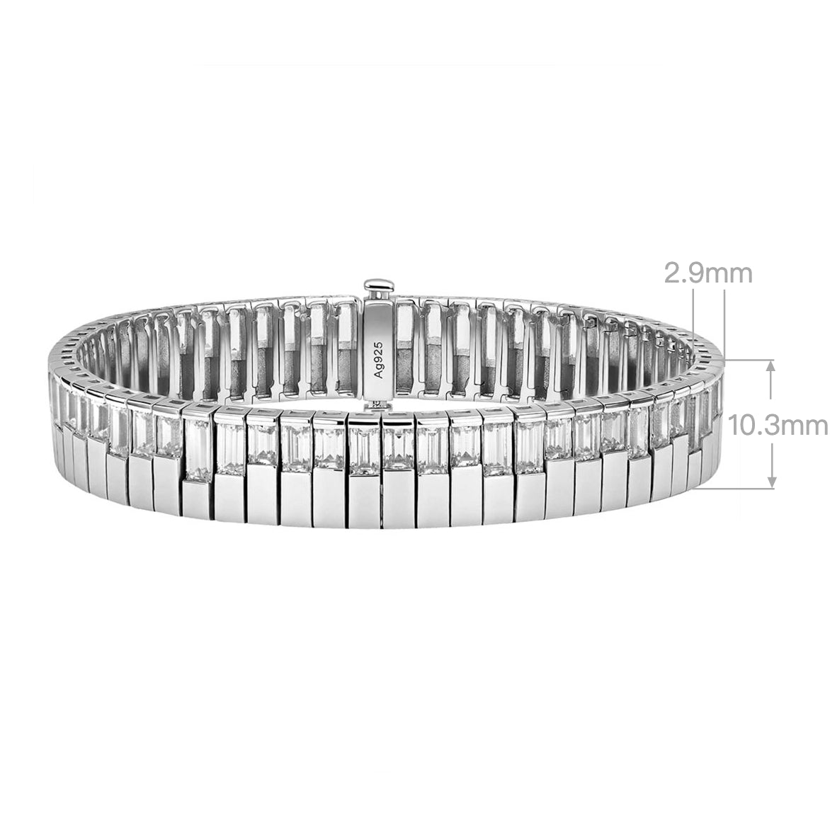 Piano Key Bracelet | Silver Bracelet