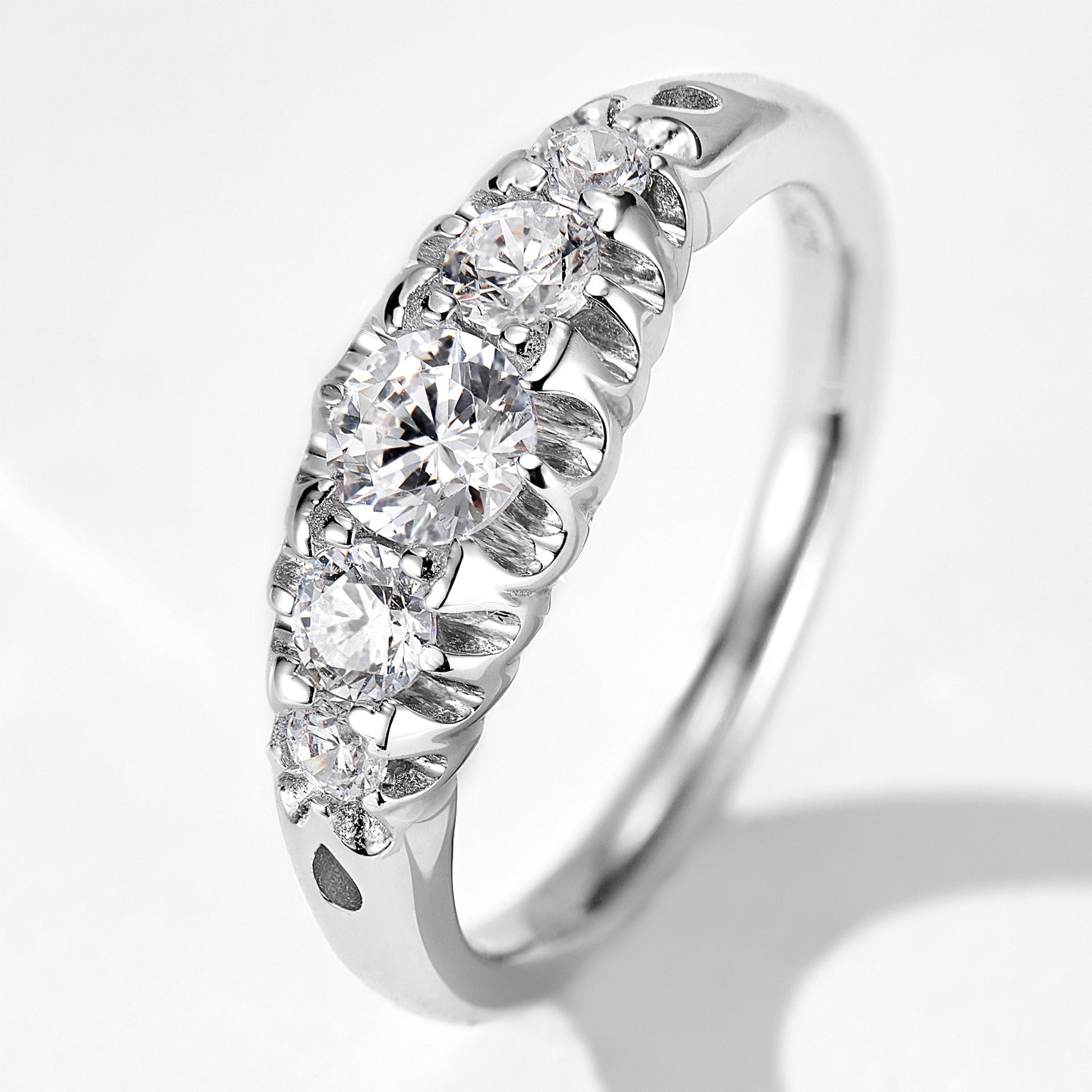 Vintage European-Style Band Ring | Silver  Ring