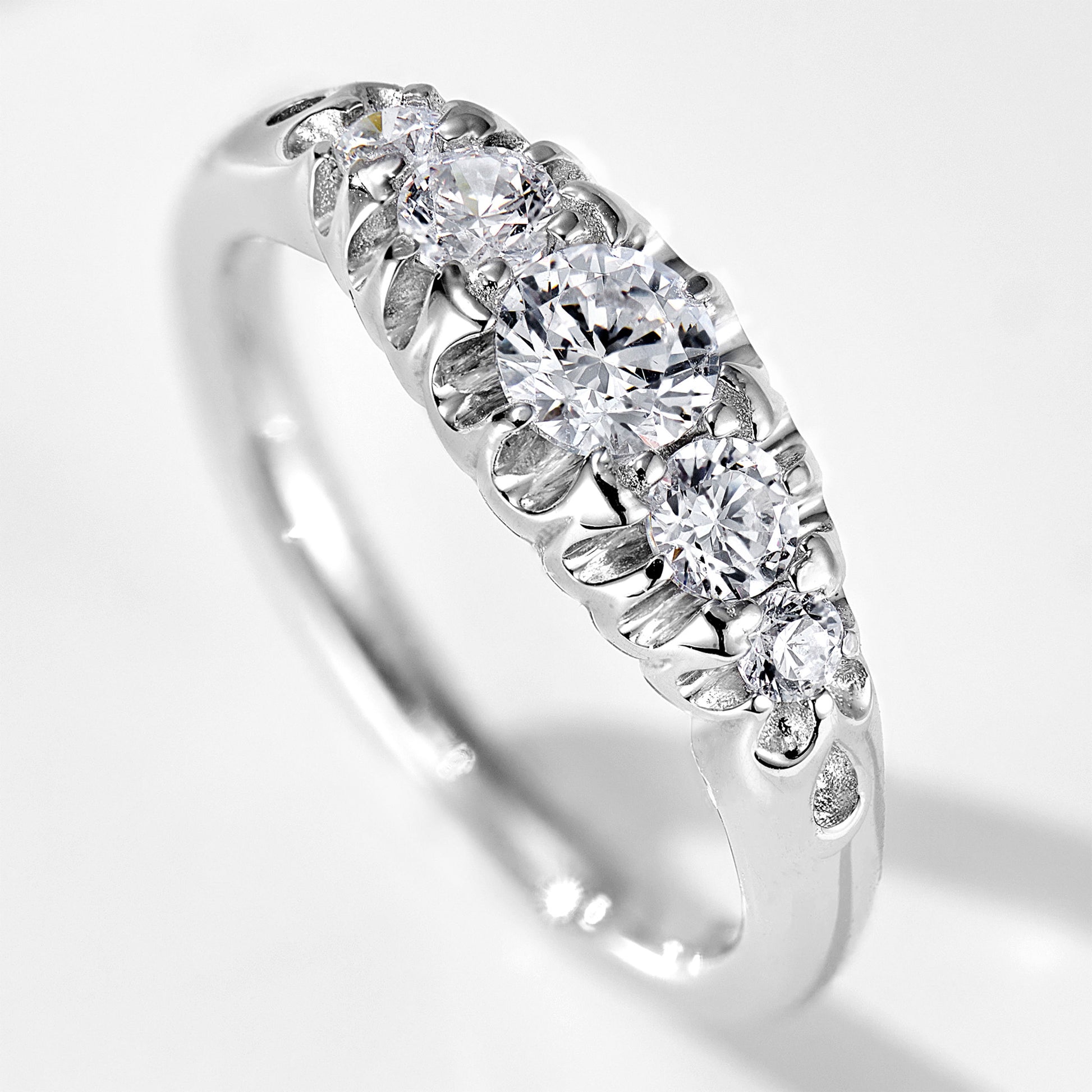 Vintage European-Style Band Ring | Silver  Ring