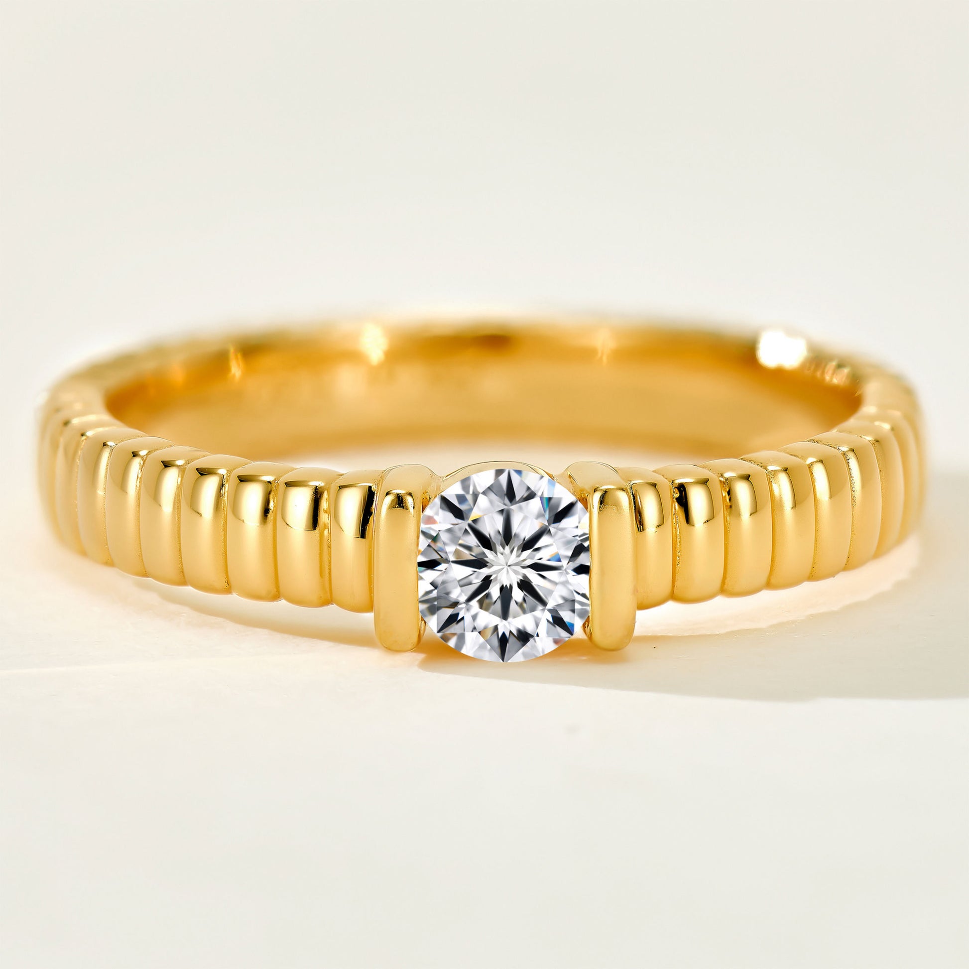 Double Band Moissanite Ring | Silver  Ring