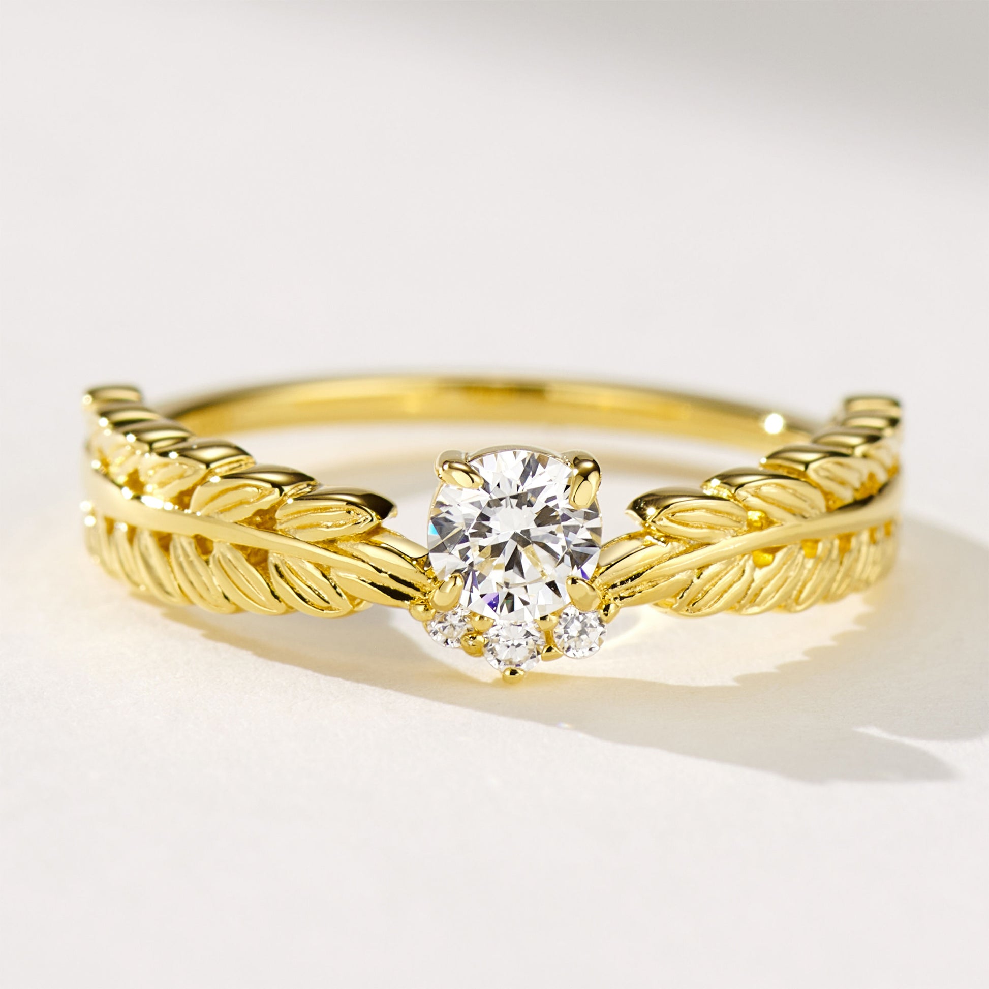 Ins Style Leaf Crown Ring｜Silver Ring