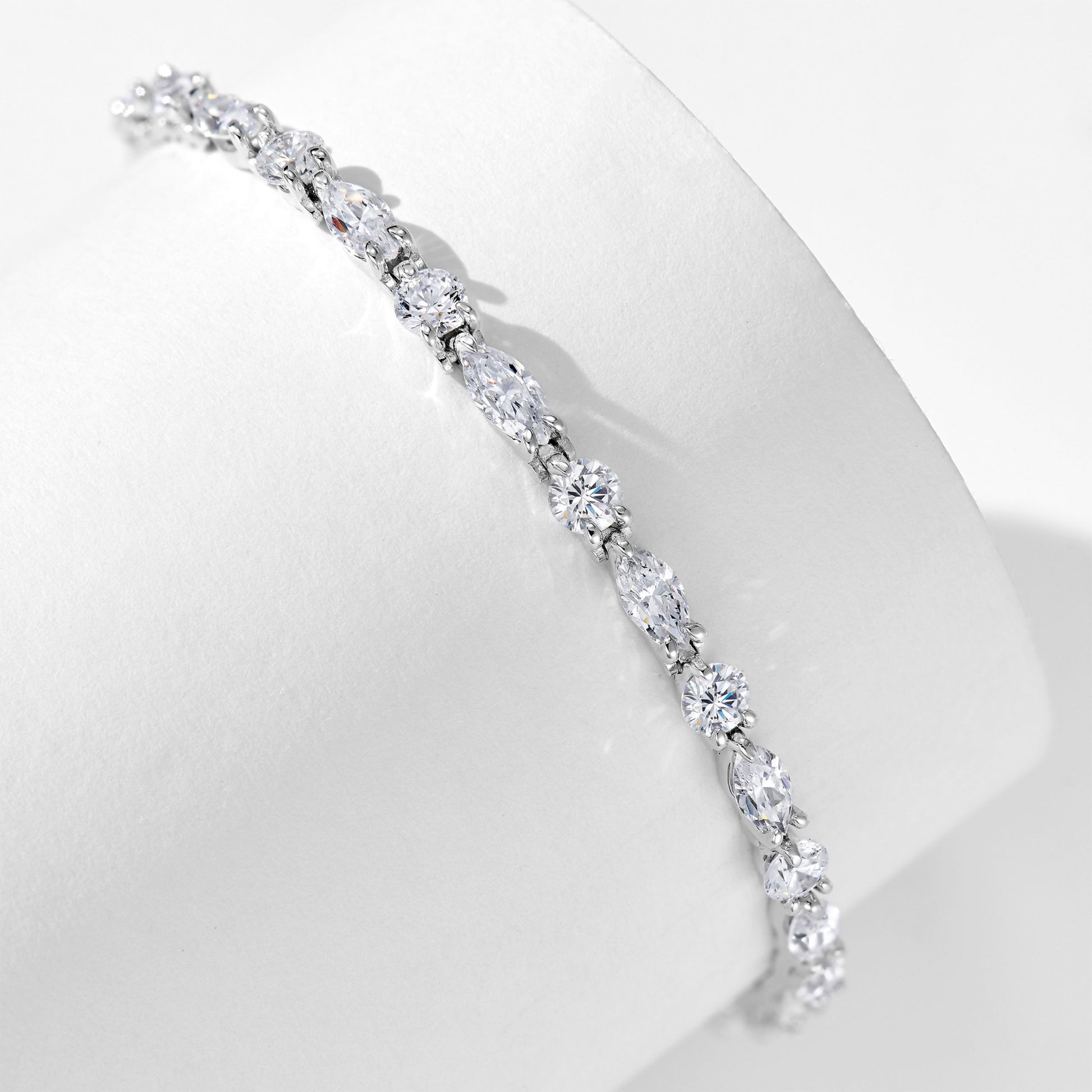 Marquise Gemstone Bracelet｜Silver Bracelet