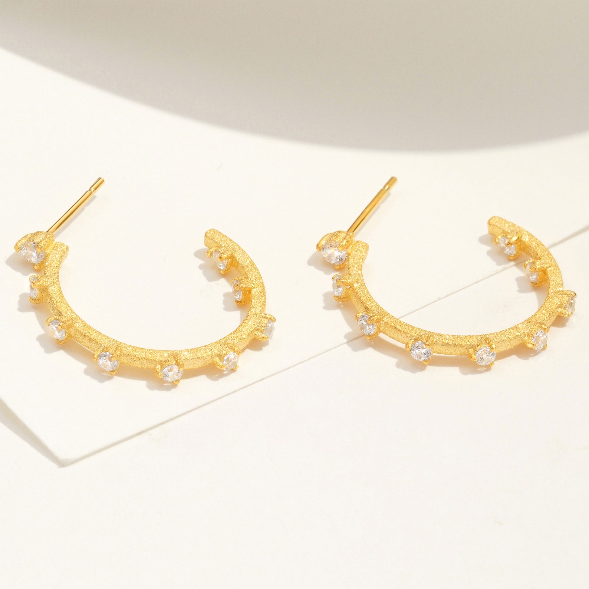 Hammered Branch Earrings | Silver Earrings