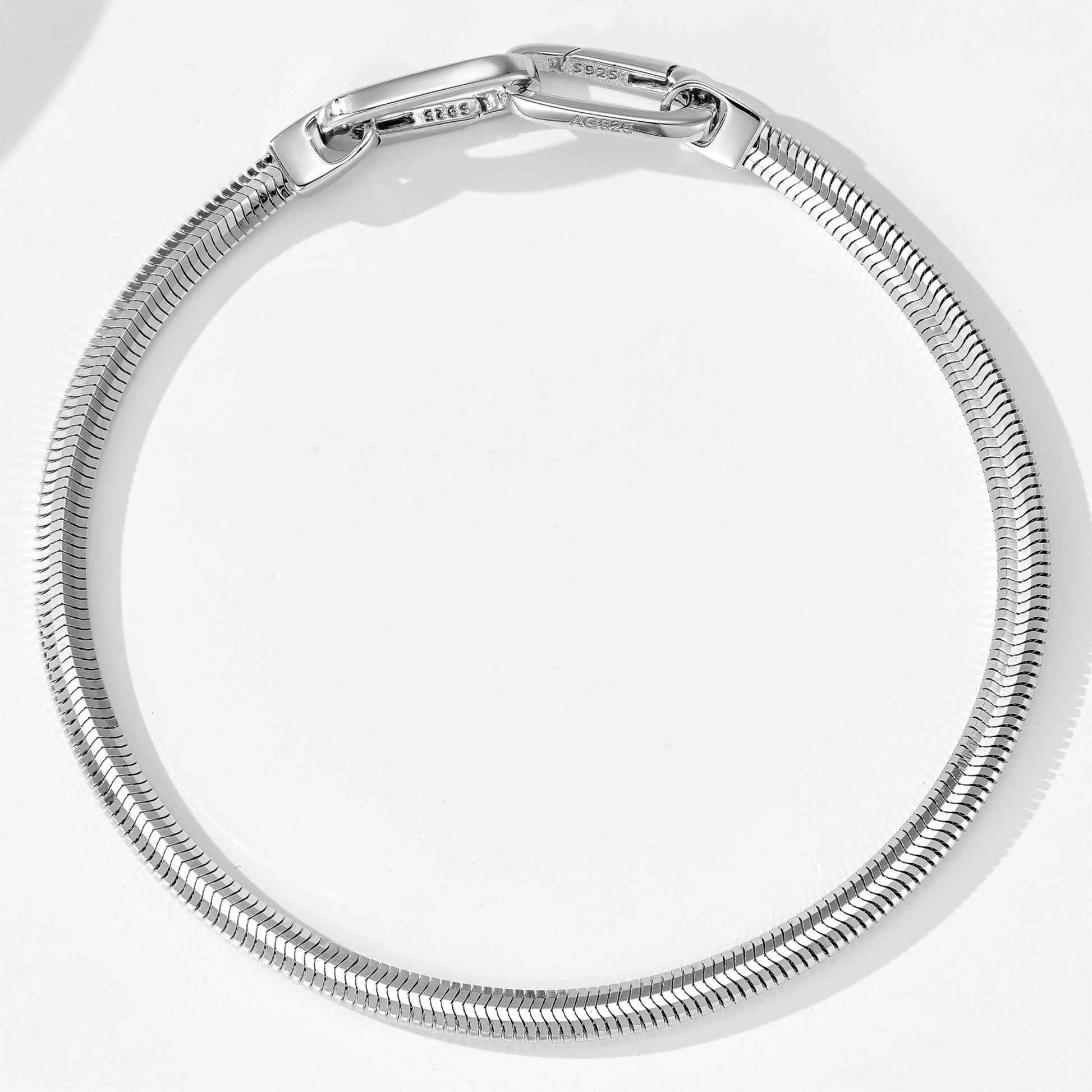 Italian Snake Chain Bracelet｜Silver Bracelet