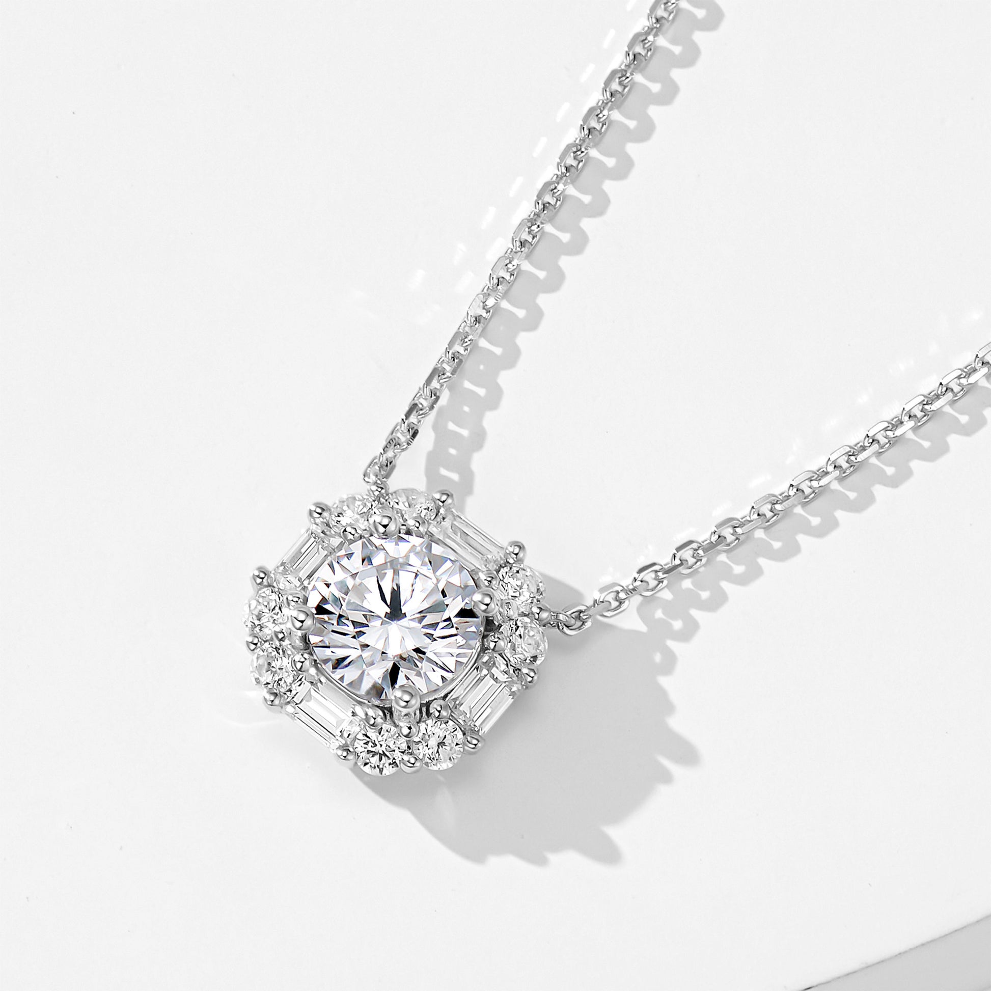 Dainty Sugar Pendant Necklace | Silver Necklace