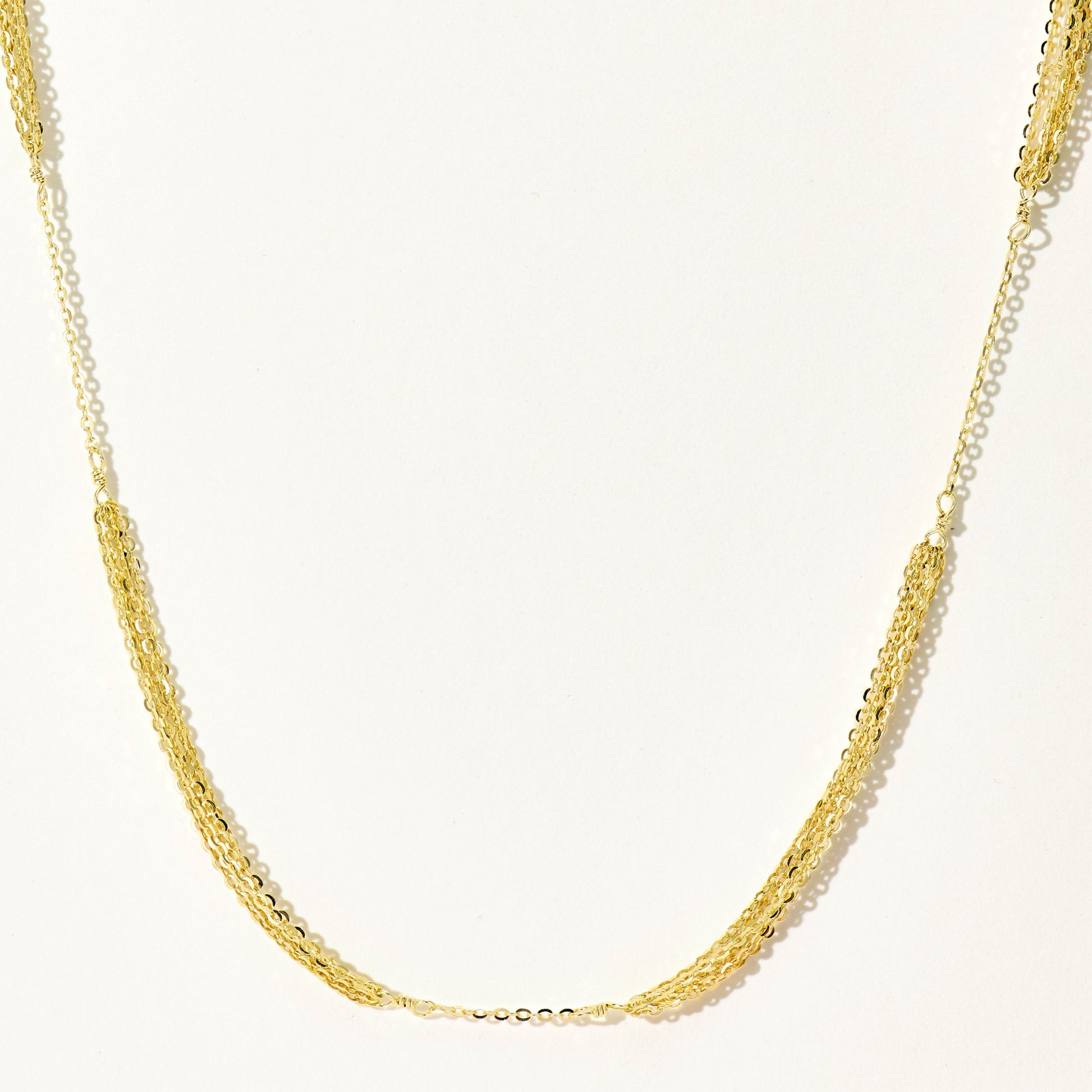 Sparkling Waterfall Necklace | Silver Necklace