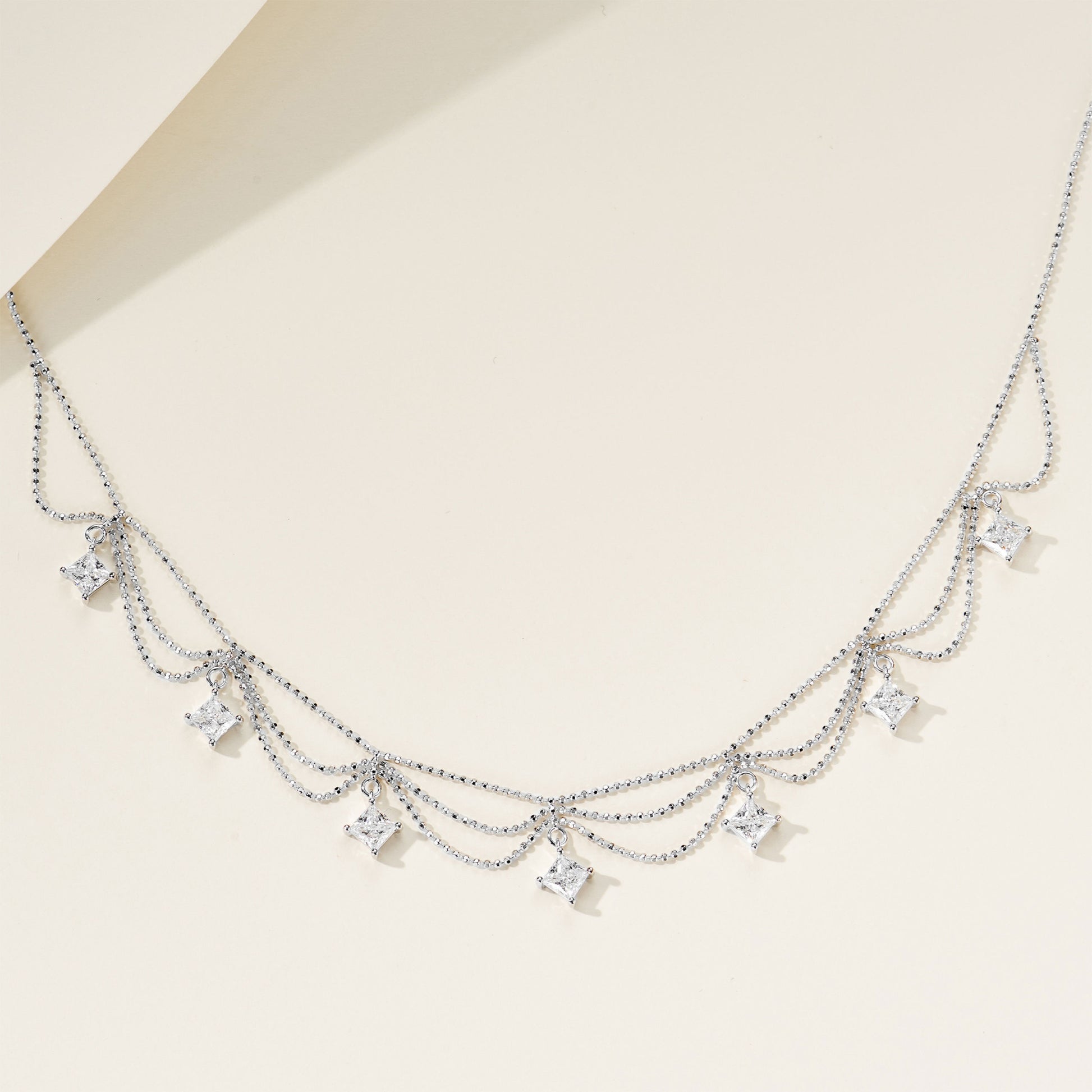 Rainbow Princess Necklace｜Silver Necklace