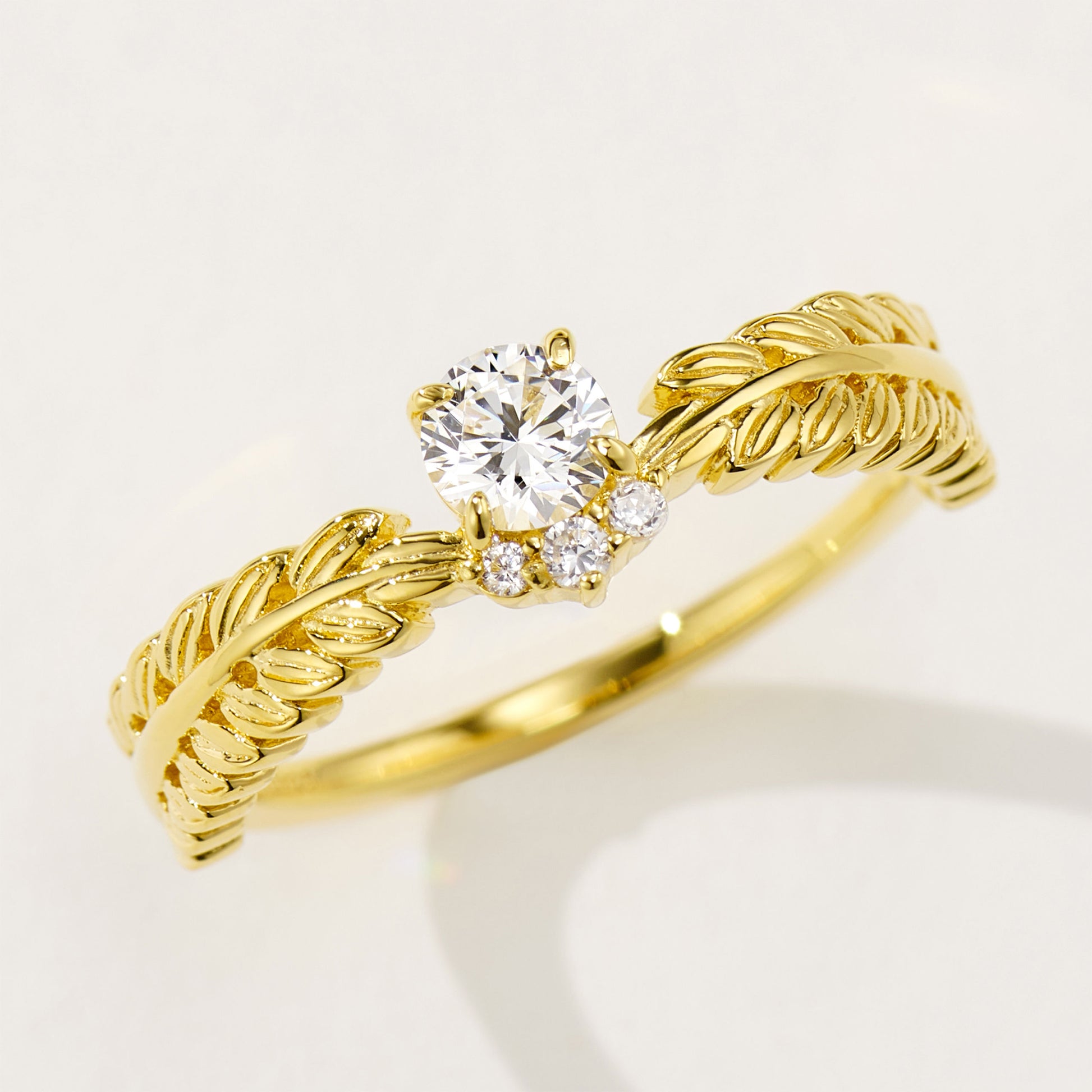 Ins Style Leaf Crown Ring｜Silver Ring
