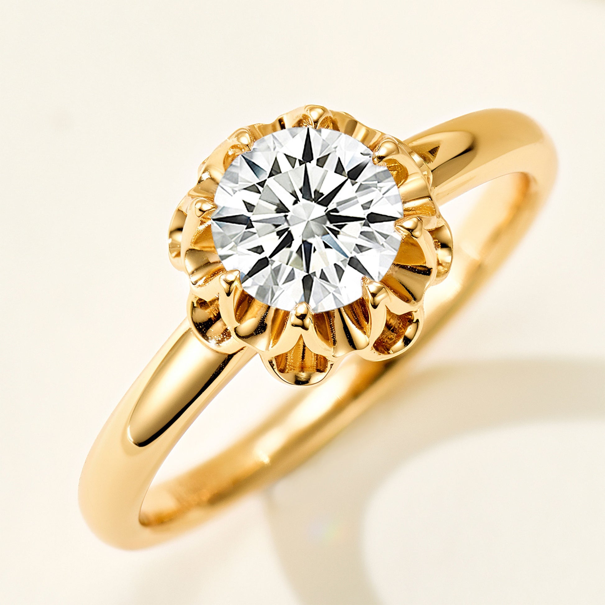 Vintage Bouquet Old European Cut Ring | Silver  Ring