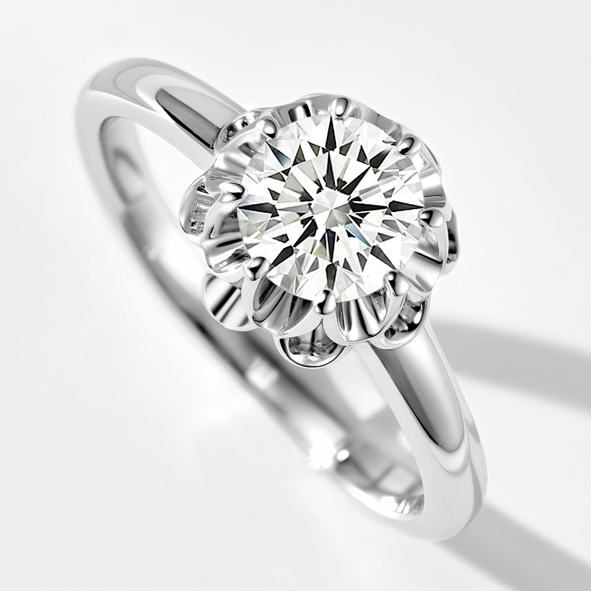 Vintage Bouquet Old European Cut Ring | Silver  Ring