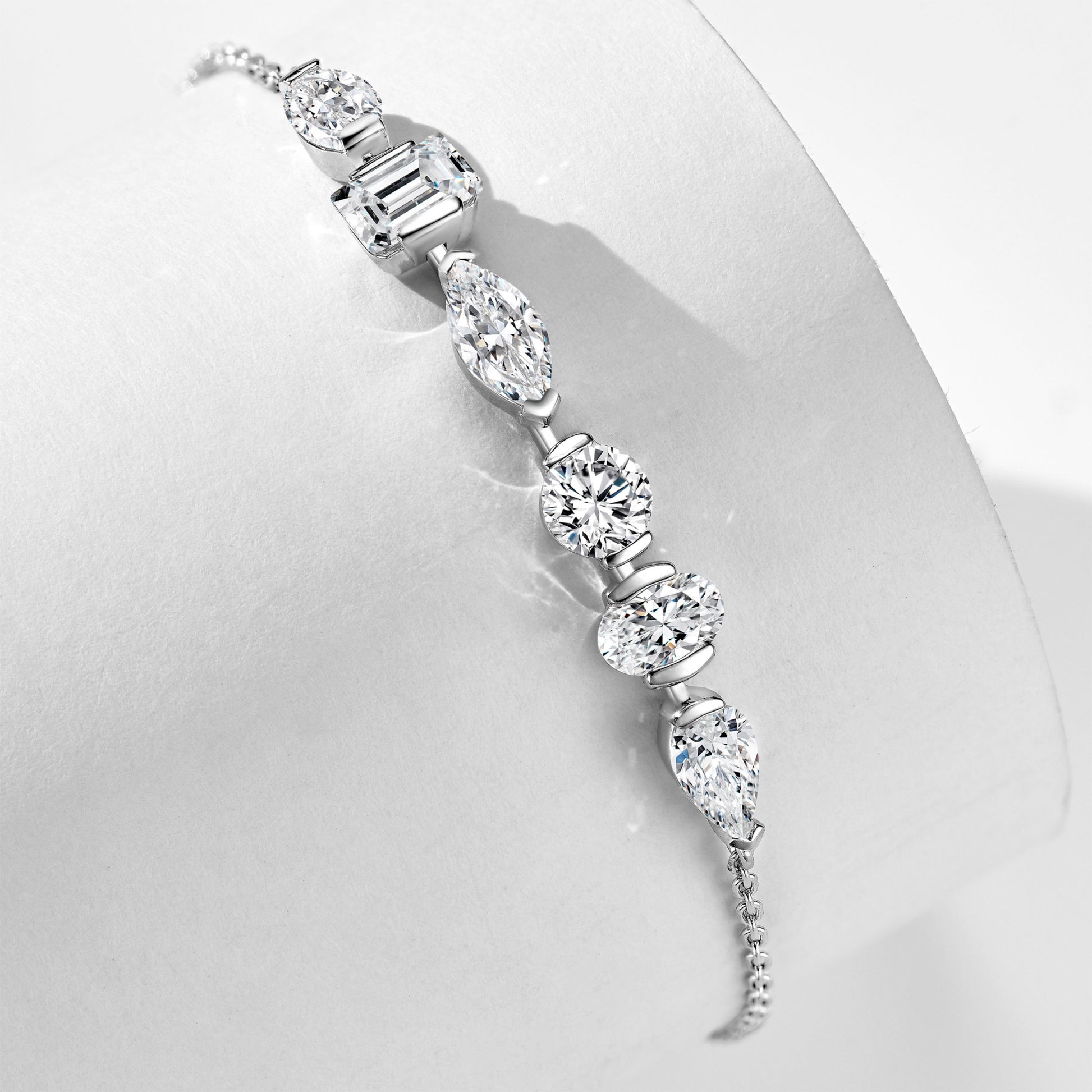 Multi-cut Smile Bracelet｜Silver Bracelet