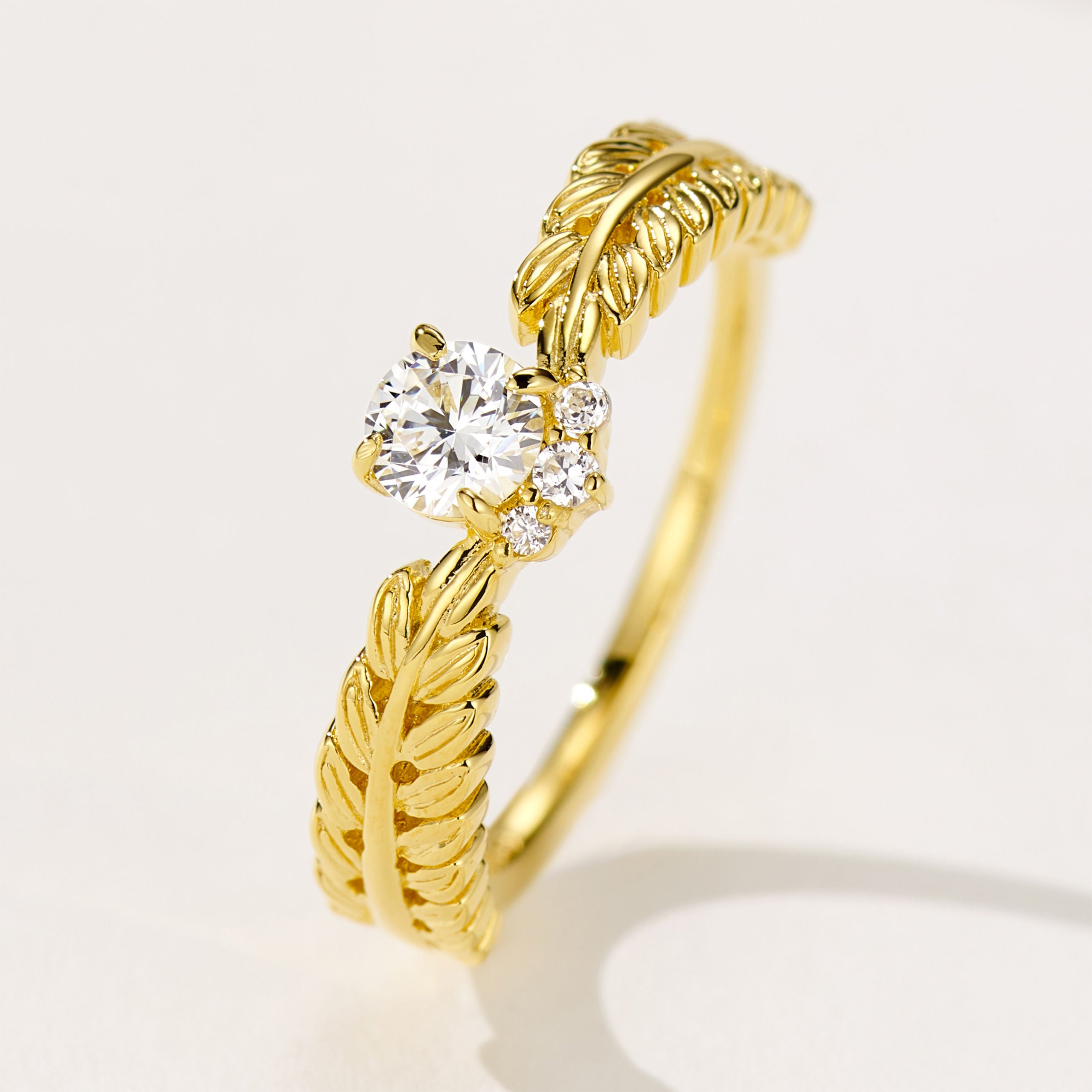 Ins Style Leaf Crown Ring｜Silver Ring