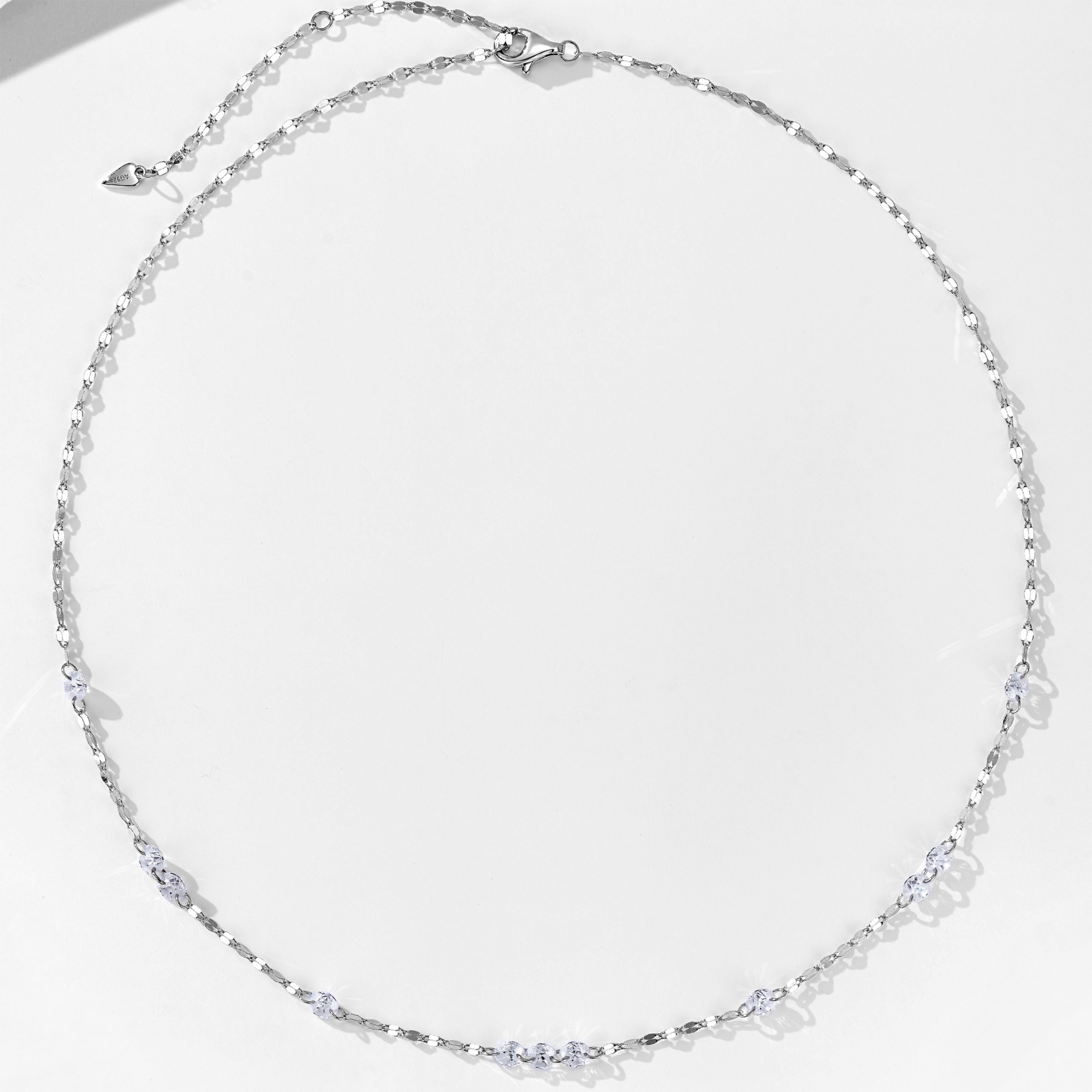 Sparkling Necklace | Silver Necklace