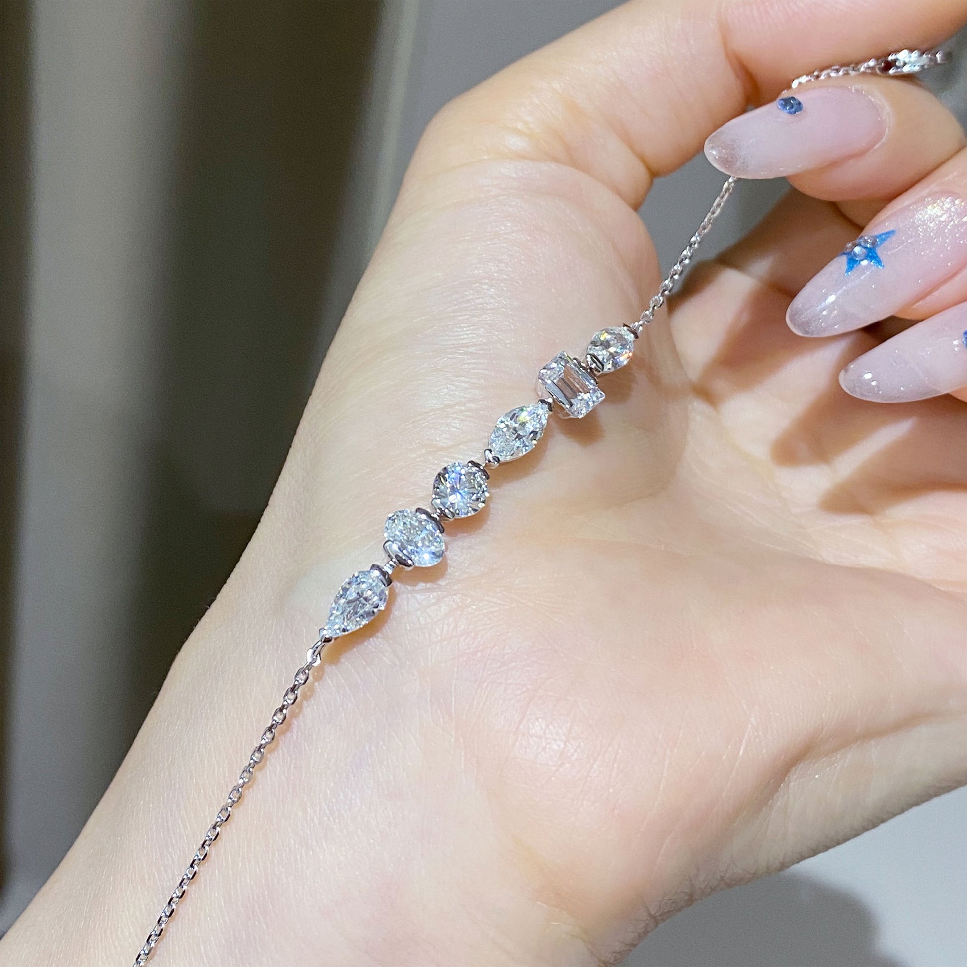 Multi-cut Smile Bracelet｜Silver Bracelet