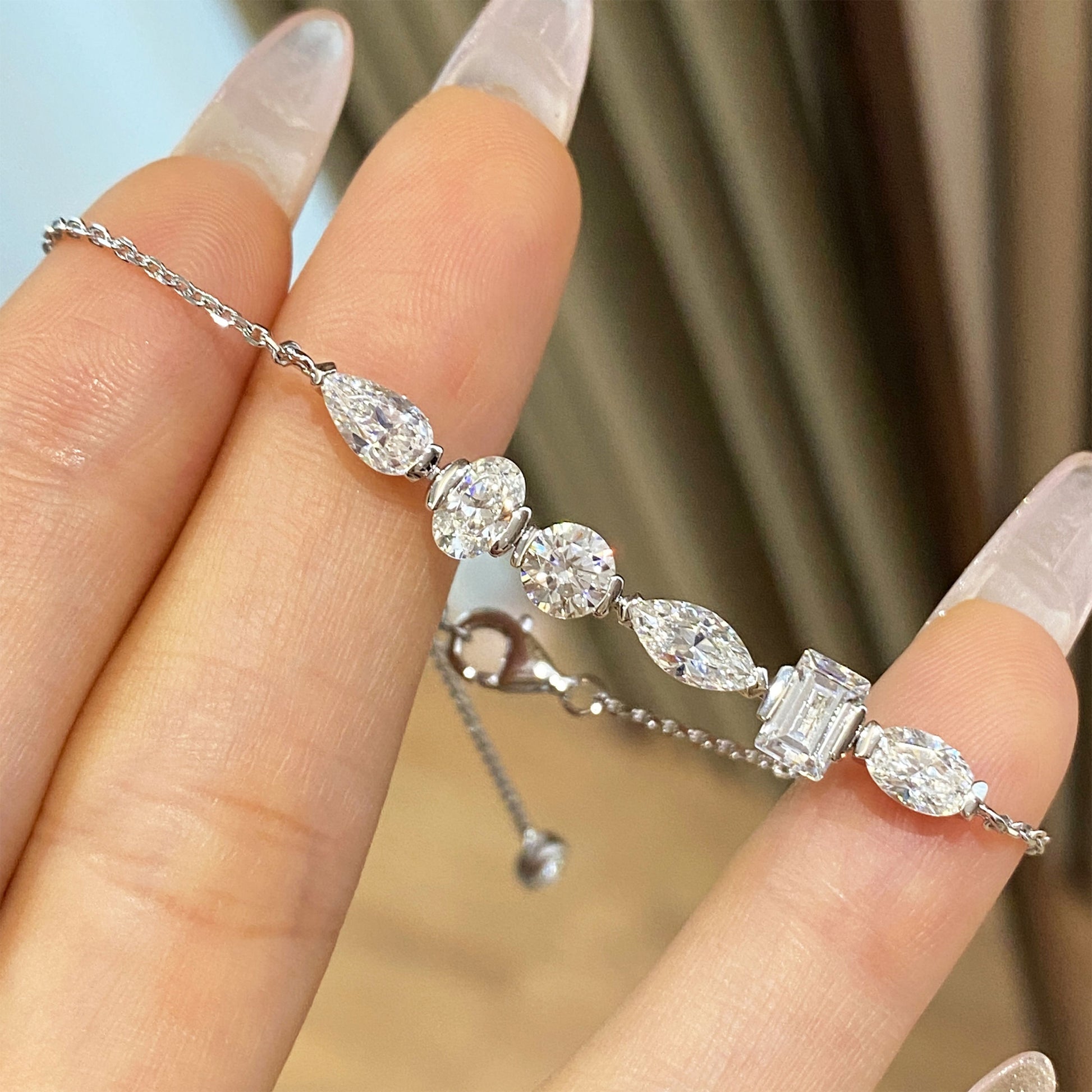Multi-cut Smile Bracelet｜Silver Bracelet