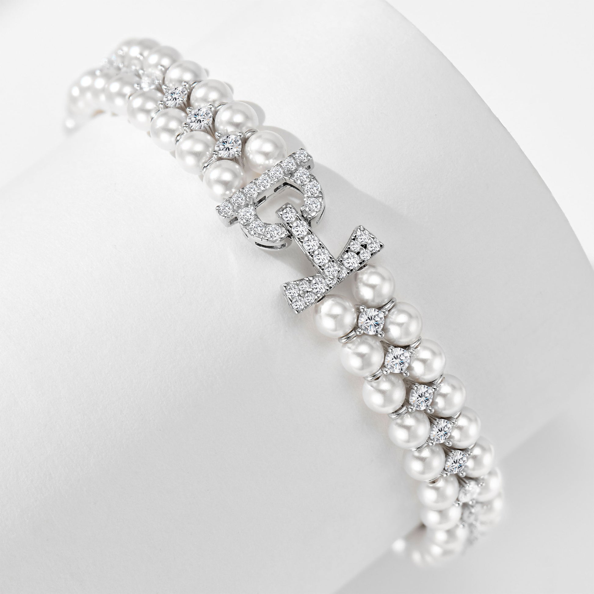 4mm Double-Row Pearl Bracelet｜Silver Bracelet