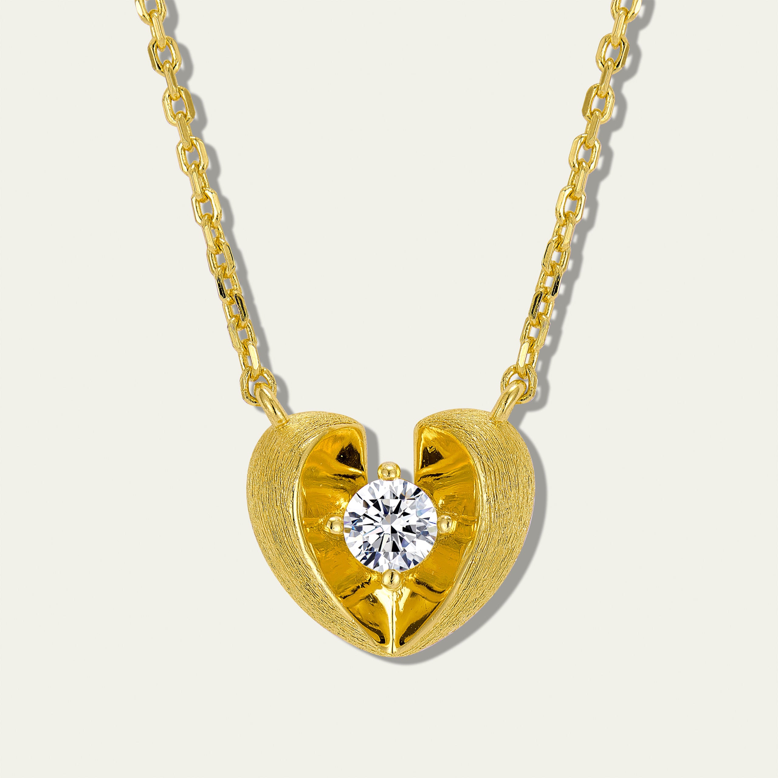 Romantic Heart Necklace | Silver Necklace