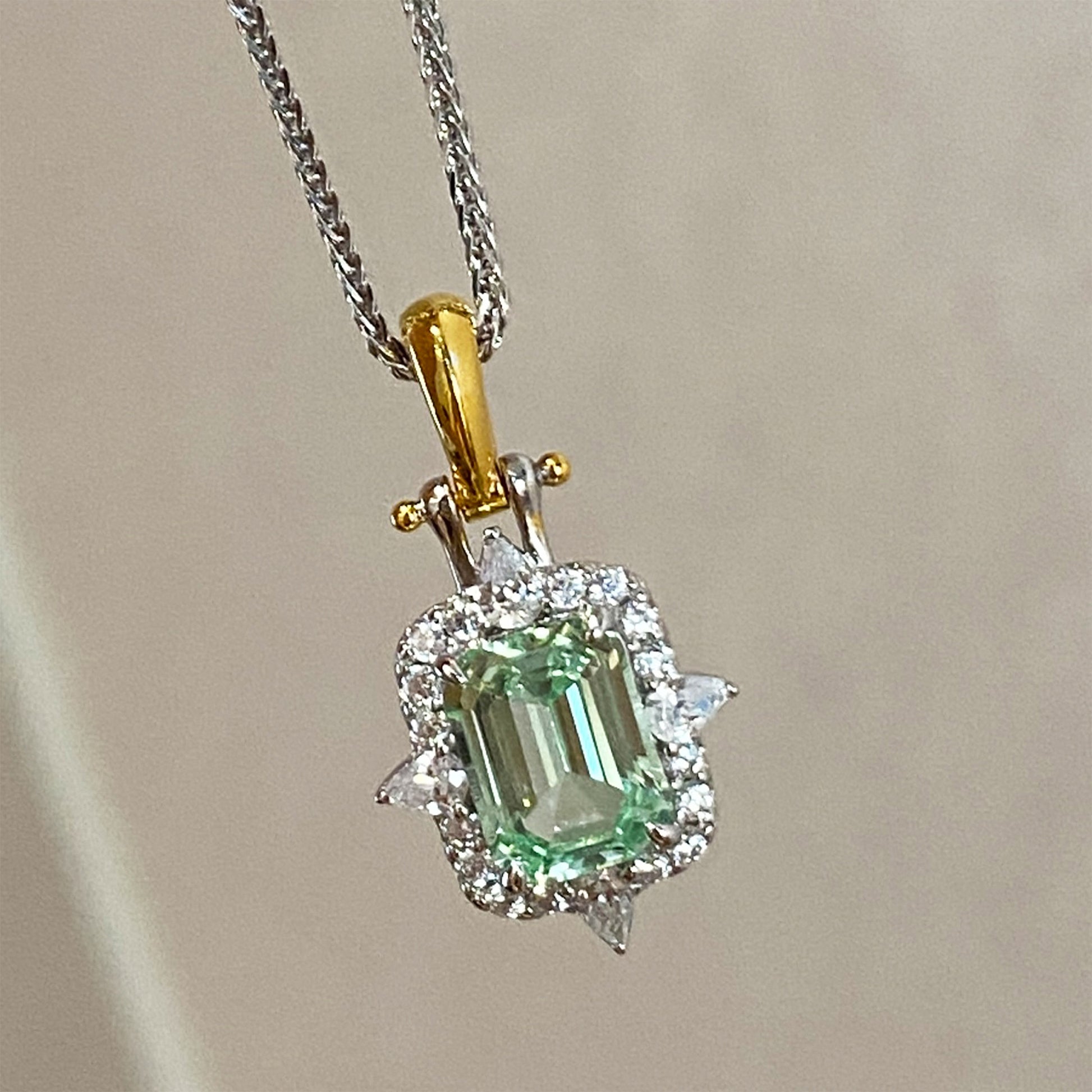 Star Pagoda Clip Pendant｜Silver Necklace