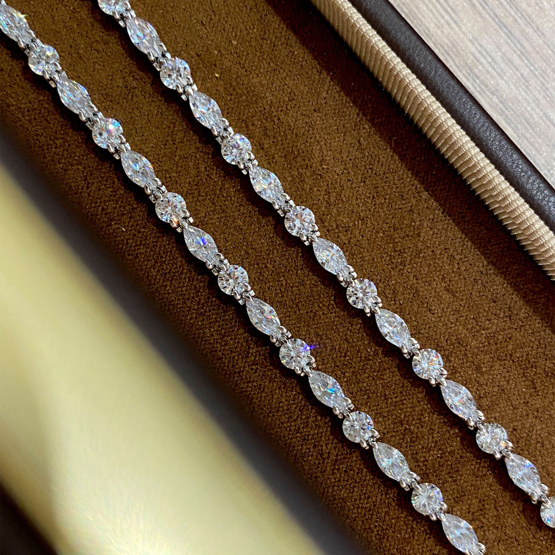 Marquise Gemstone Bracelet｜Silver Bracelet