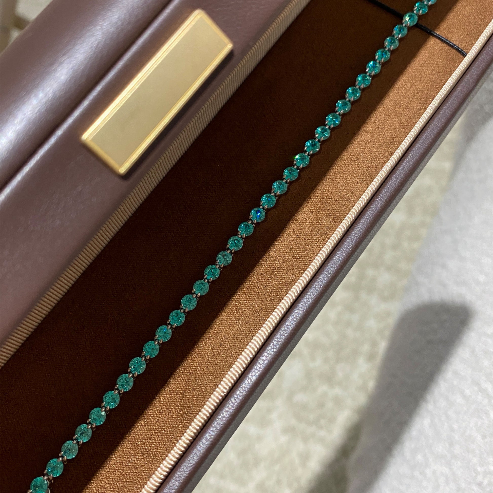 3.5mm Blue Gemstone Bracelet｜Silver Bracelet