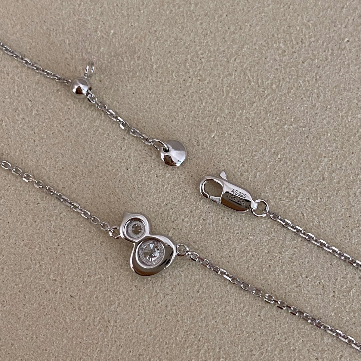 Lab Grown Diamond Mini Gourd Bracelet  | Silver Bracelet