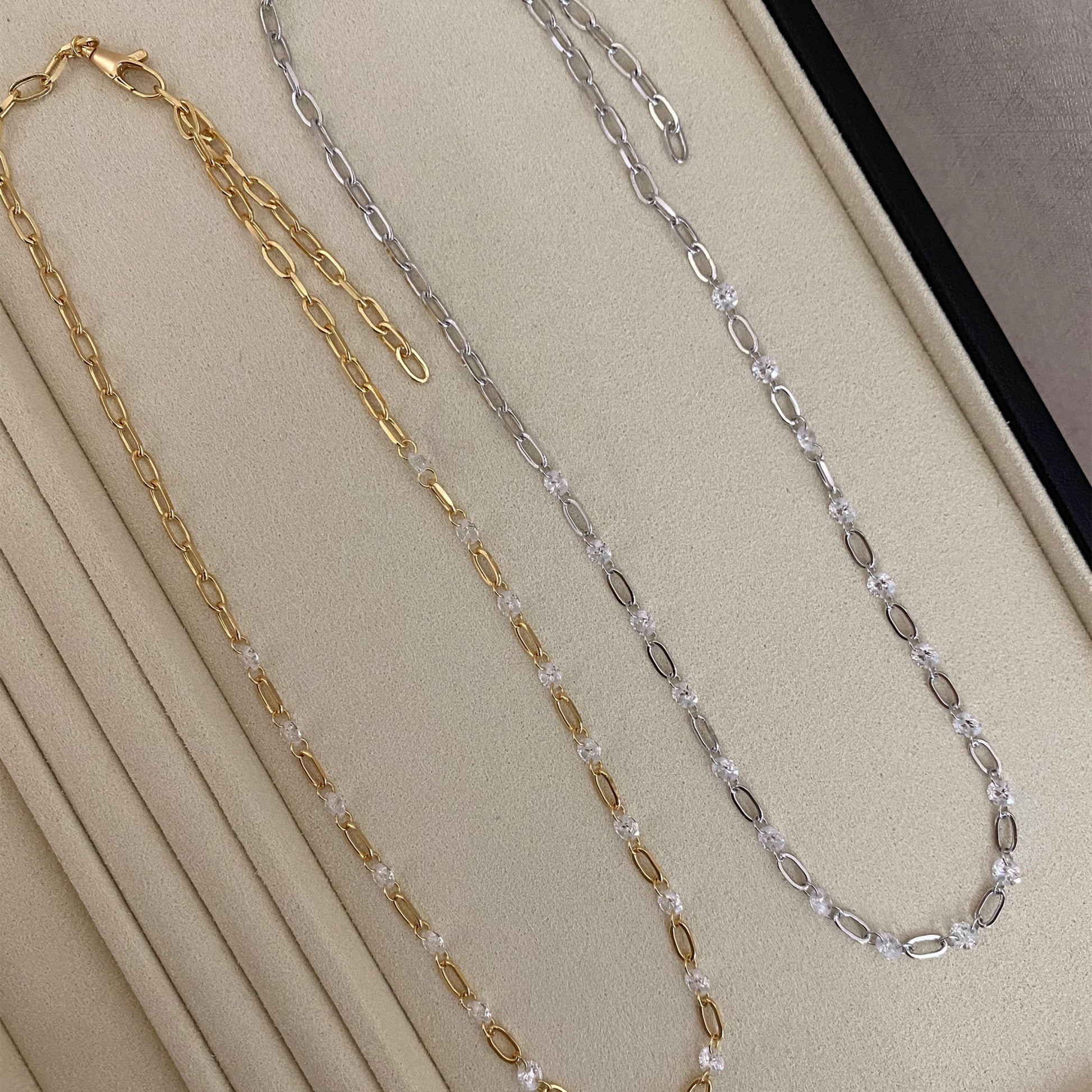 Italian Simple Necklace | Silver Necklace