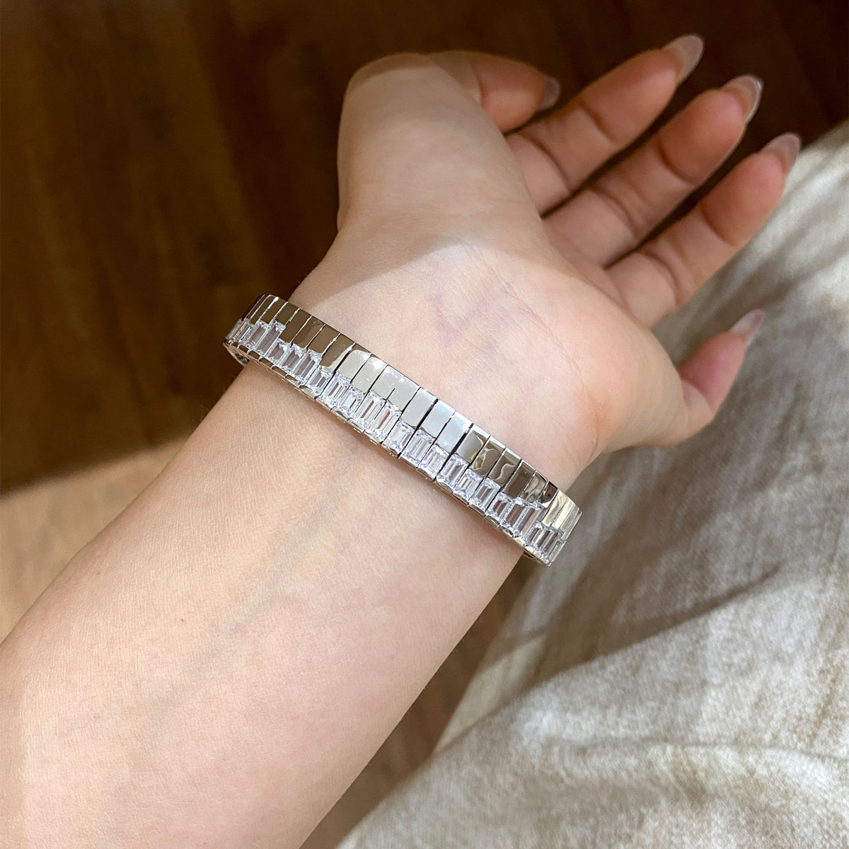 Piano Key Bracelet | Silver Bracelet