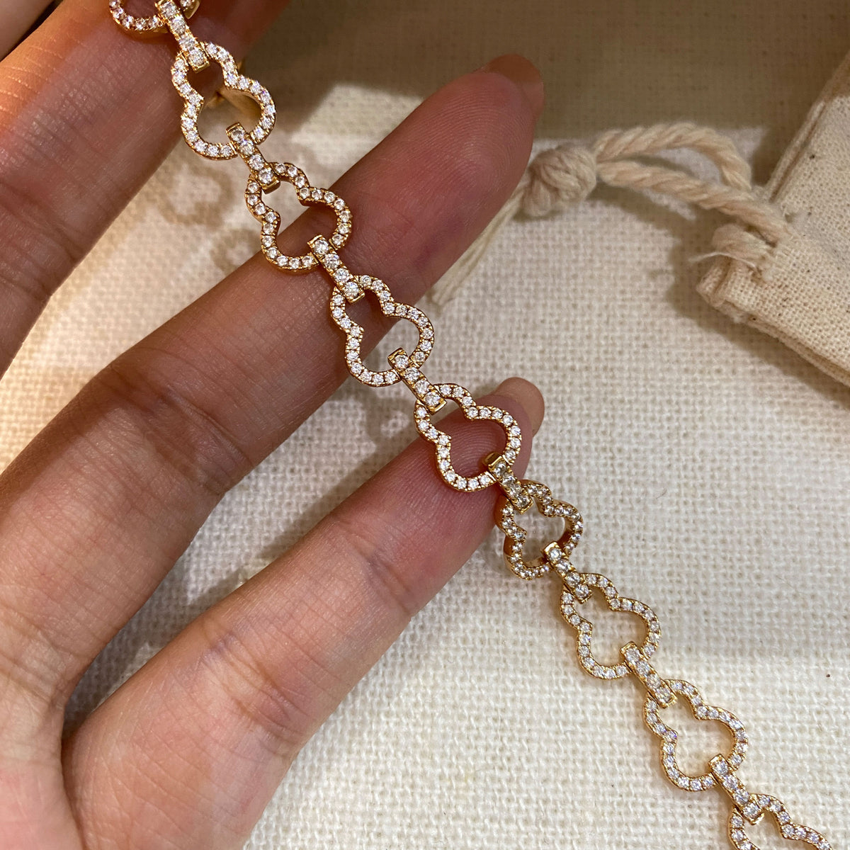 Openwork Gourd Bracelet | Silver Bracelet