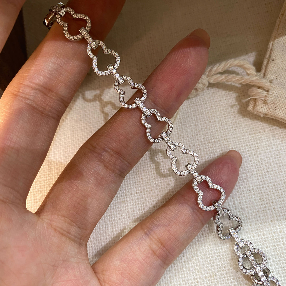 Openwork Gourd Bracelet | Silver Bracelet