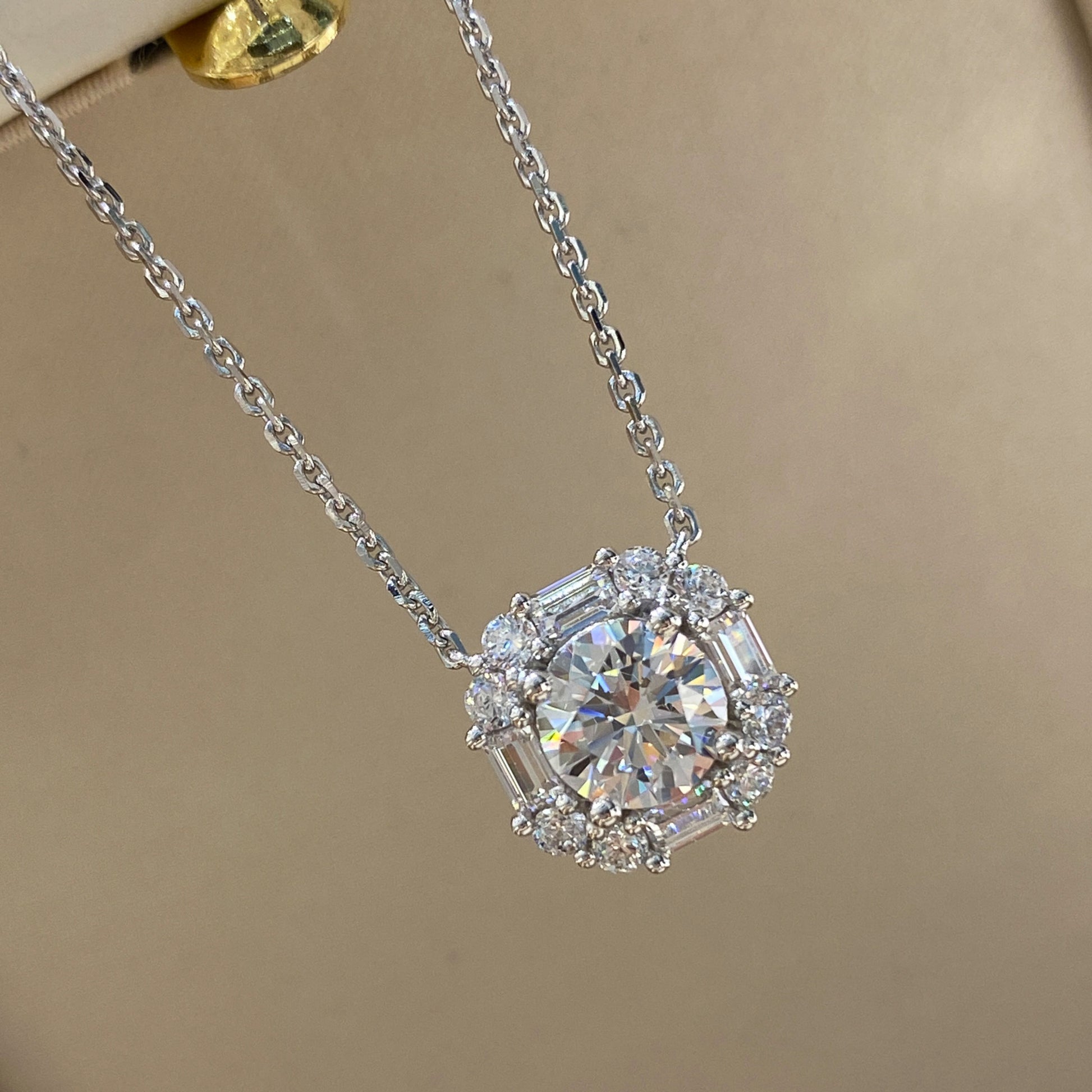 Dainty Sugar Pendant Necklace | Silver Necklace