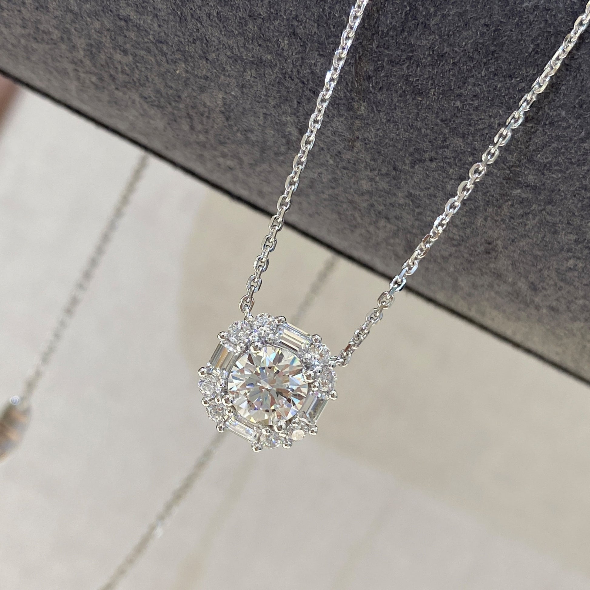 Dainty Sugar Pendant Necklace | Silver Necklace
