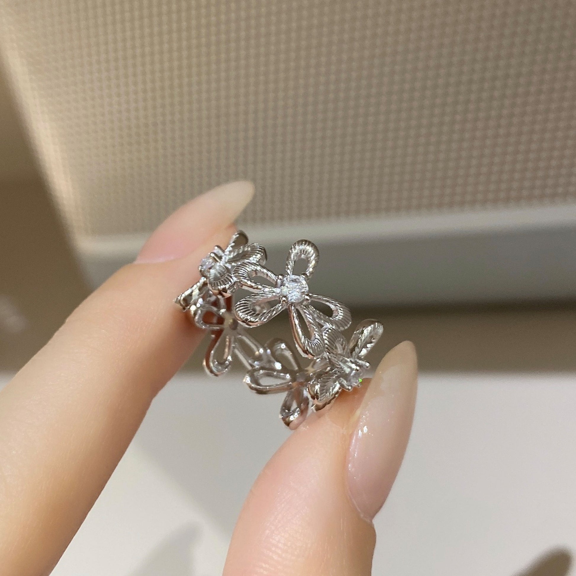 Lace Flower Ring｜Silver Ring