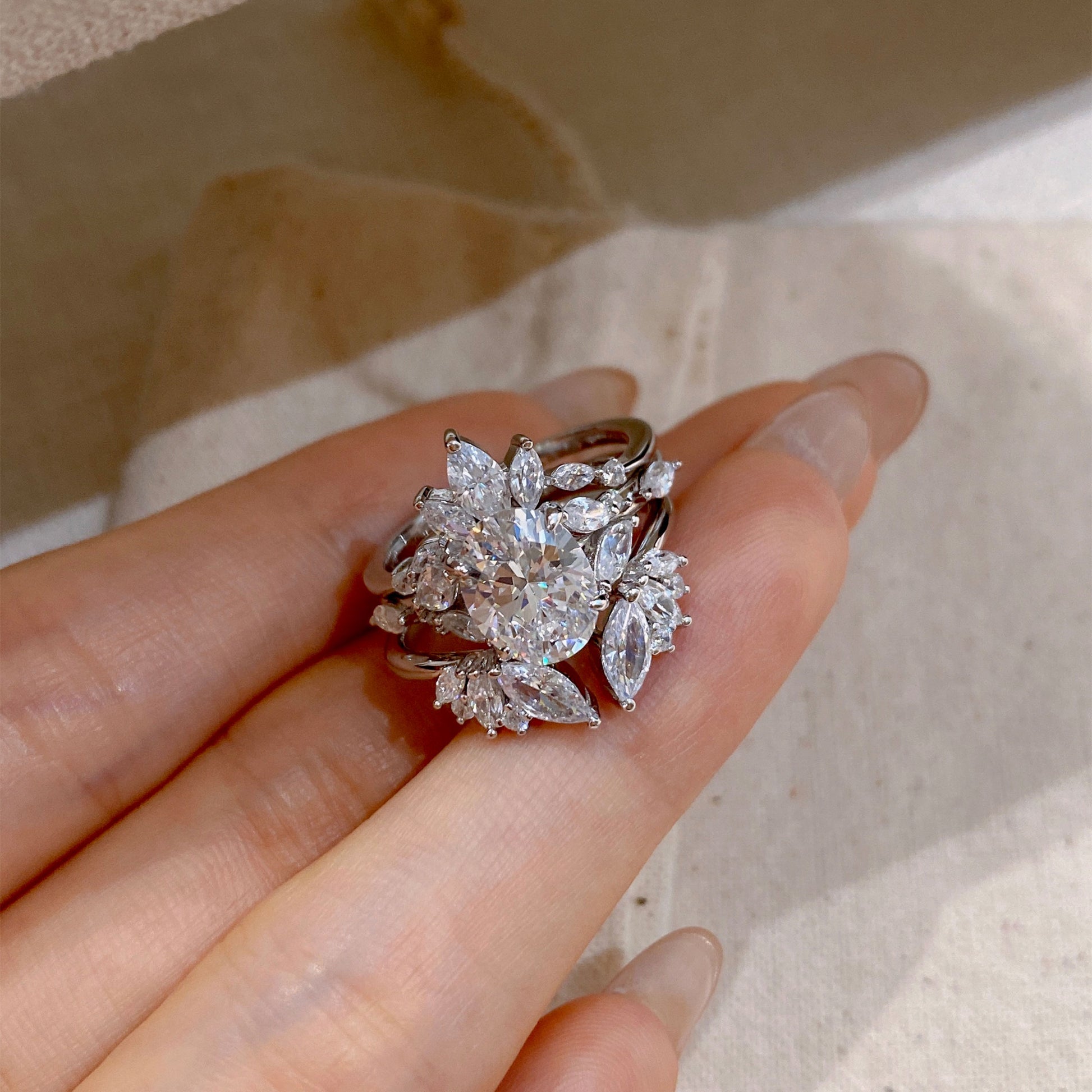 Luxury Stackable Ring Set Ring | Silver  Ring