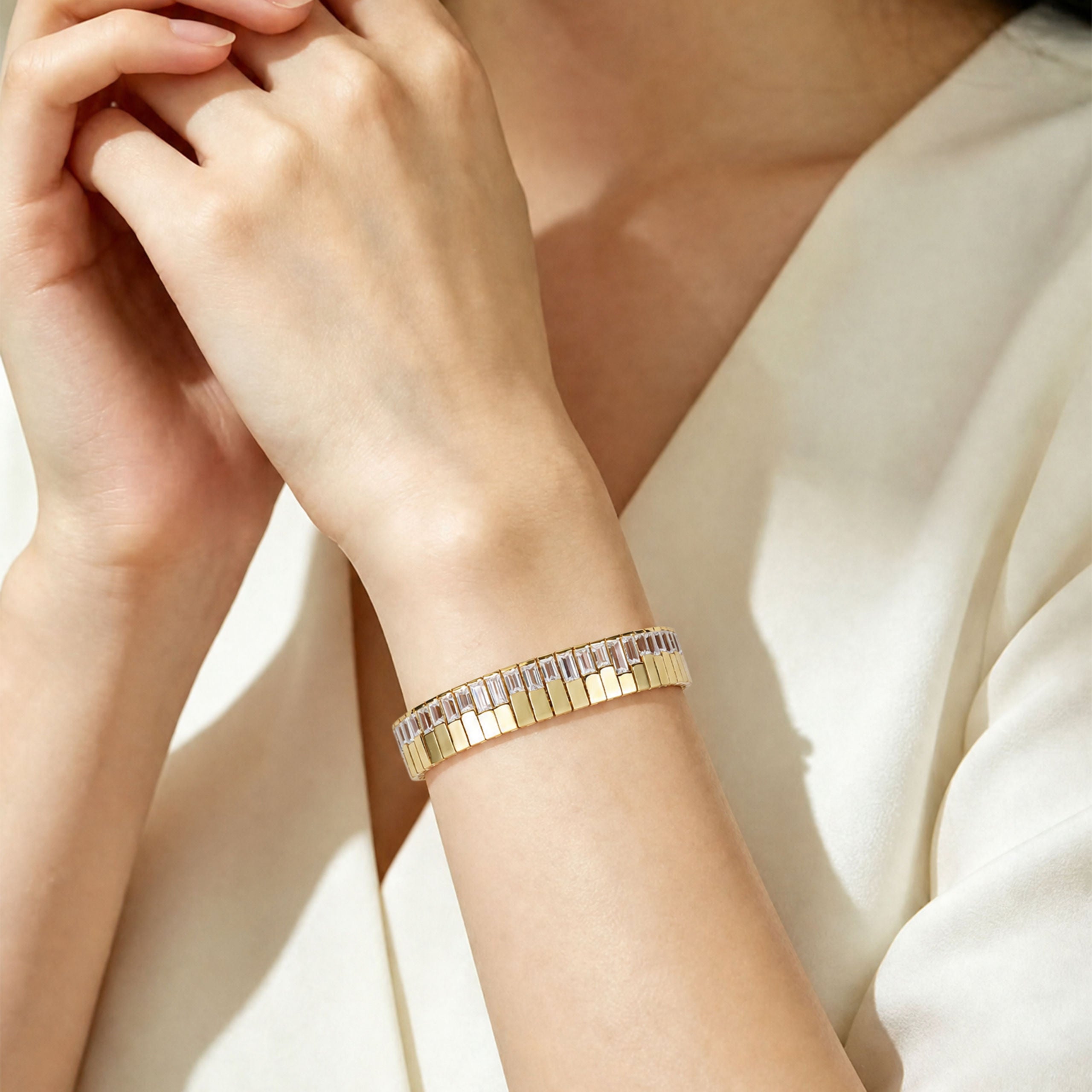 Piano Key Bracelet | Silver Bracelet